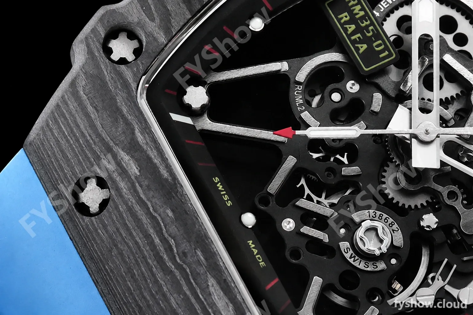 Richard Mille - RM35-01 Rafael Nadal Blue NTPT/RU Skele RMXF RMUL3 - Image 7