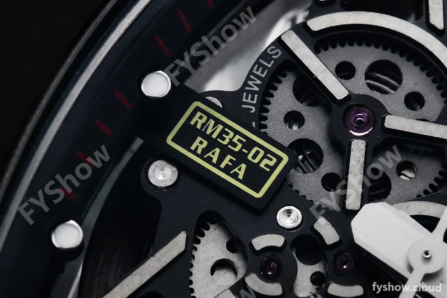 Richard Mille - RM35-02 Rafael Nadal Blk/Blk FC/VRU ZF V5 Miyota Mod - Image 10