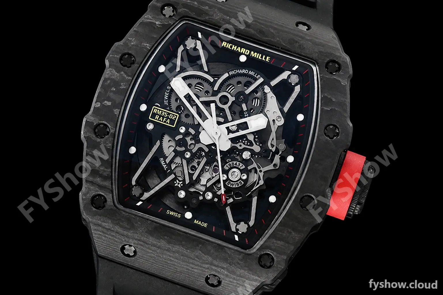 Richard Mille - RM35-02 Rafael Nadal Blk/Blk FC/VRU ZF V5 Miyota Mod - Image 4