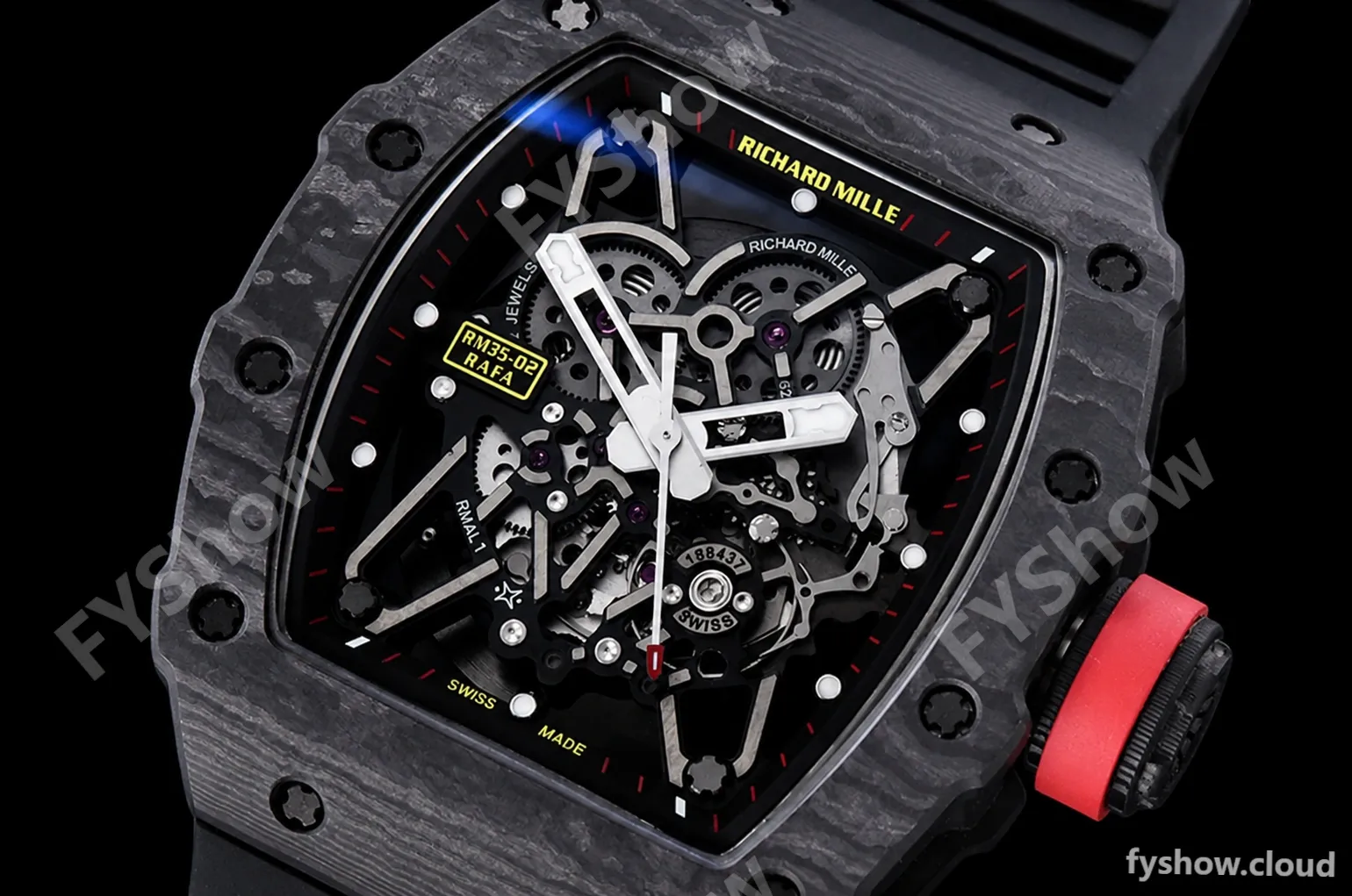 Richard Mille - RM35-02 Rafael Nadal Blk/Blk FC/VRU ZF V5 Miyota Mod - Image 5