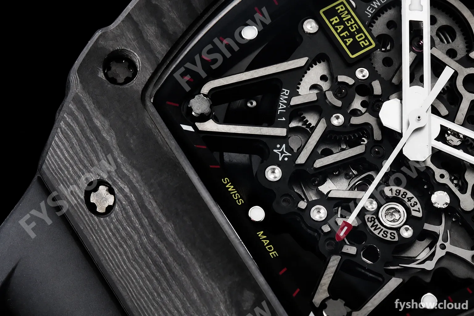 Richard Mille - RM35-02 Rafael Nadal Blk/Blk FC/VRU ZF V5 Miyota Mod - Image 7