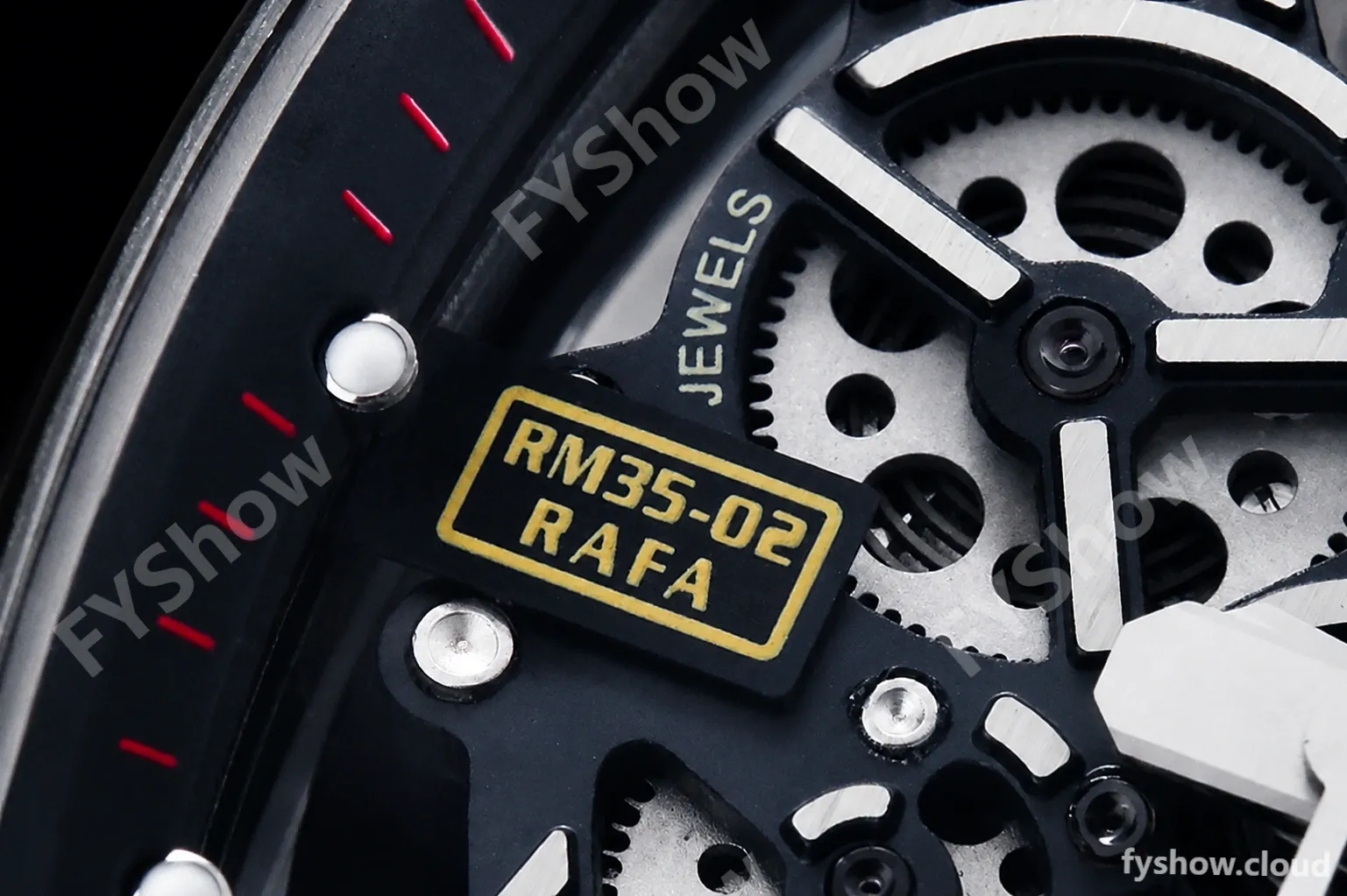 Richard Mille - RM35-02 Rafael Nadal Blk/Red FC/VRU ZF V5 Miyota Mod - Image 10