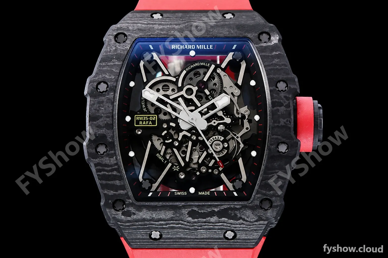 Richard Mille - RM35-02 Rafael Nadal Blk/Red FC/VRU ZF V5 Miyota Mod - Image 2