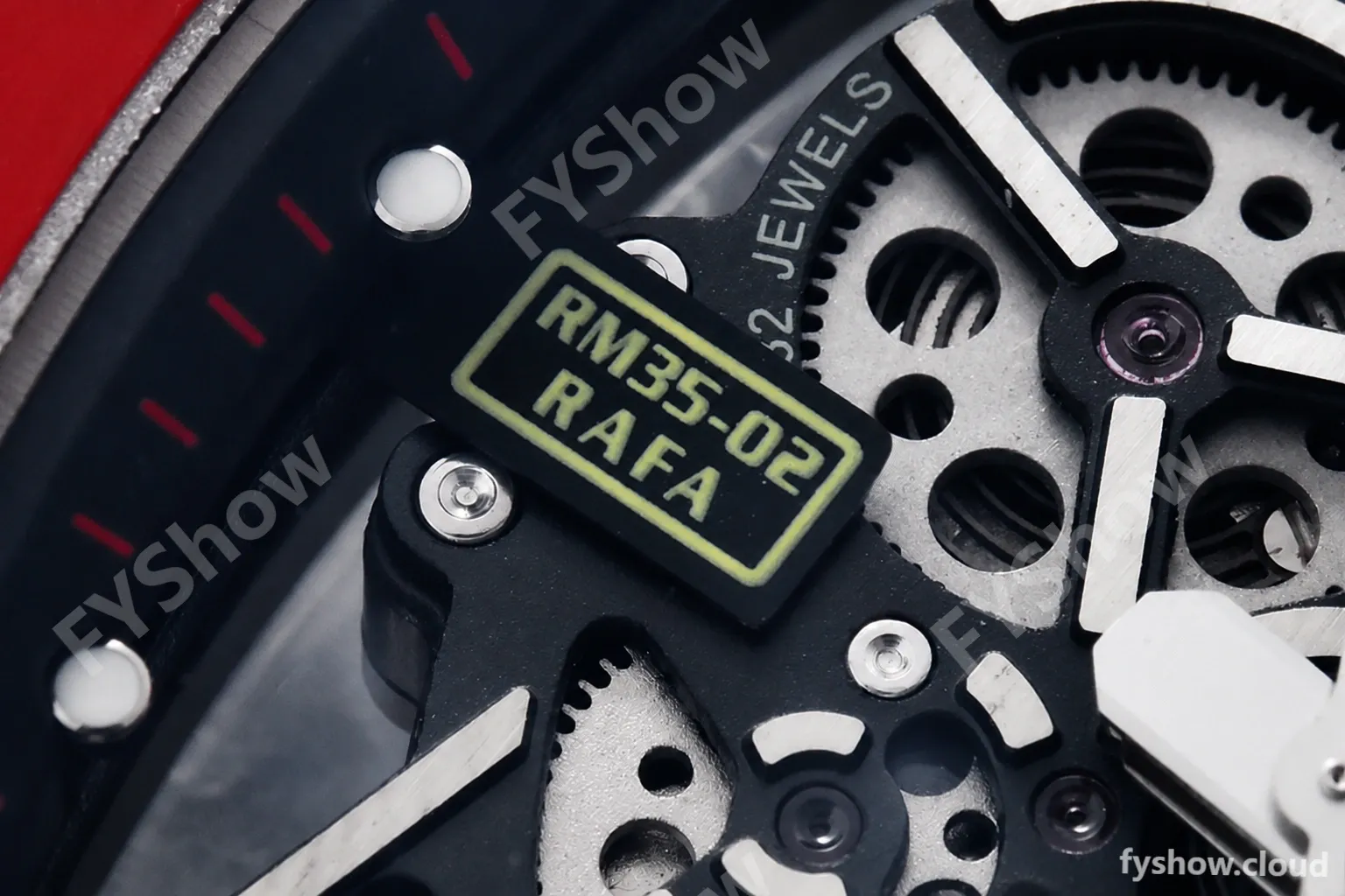 Richard Mille - RM35-02 Rafael Nadal Red/Wht FC/VRU ZF V5 Miyota Mod - Image 10