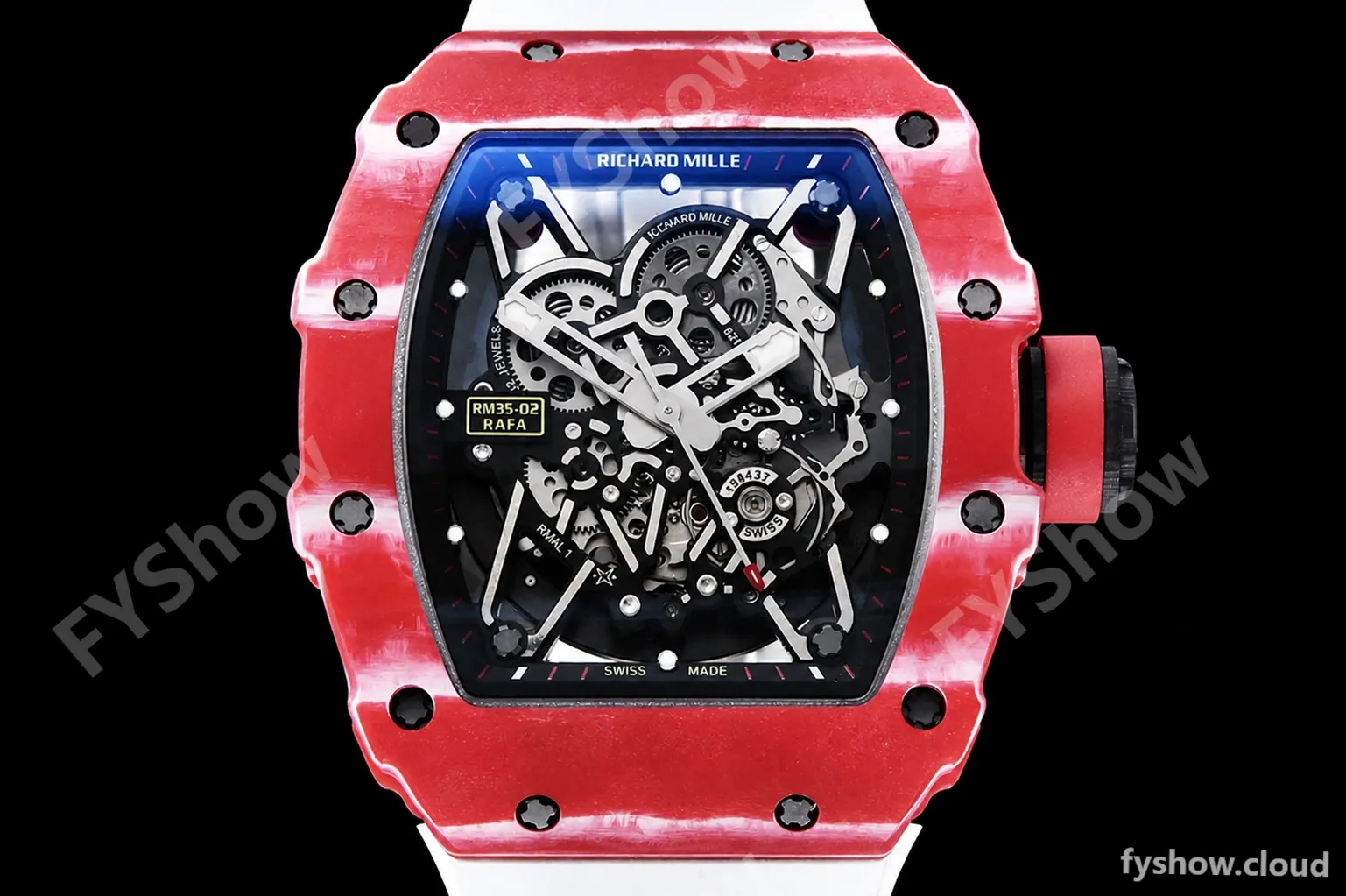 Richard Mille - RM35-02 Rafael Nadal Red/Wht FC/VRU ZF V5 Miyota Mod - Image 2