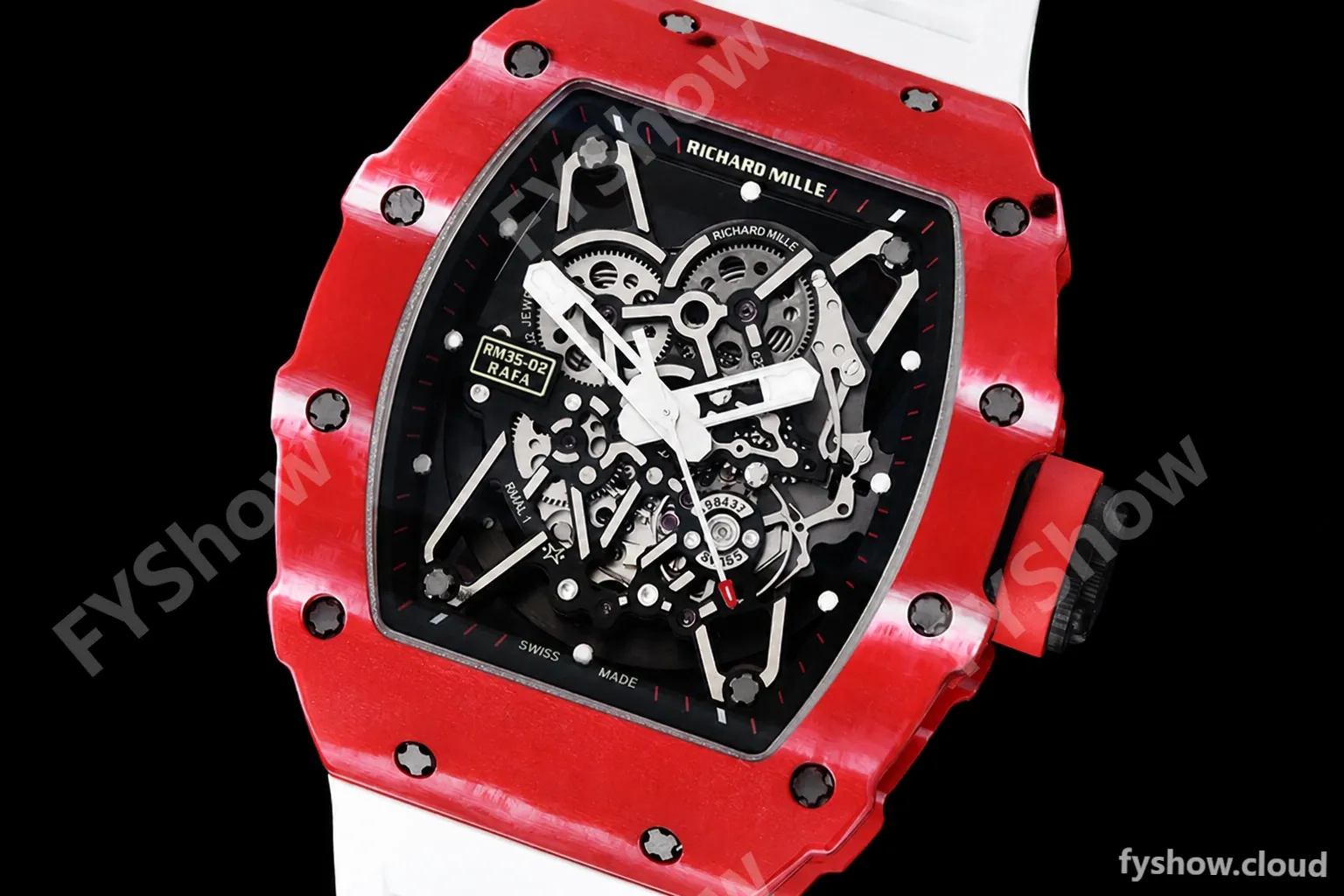 Richard Mille - RM35-02 Rafael Nadal Red/Wht FC/VRU ZF V5 Miyota Mod - Image 4