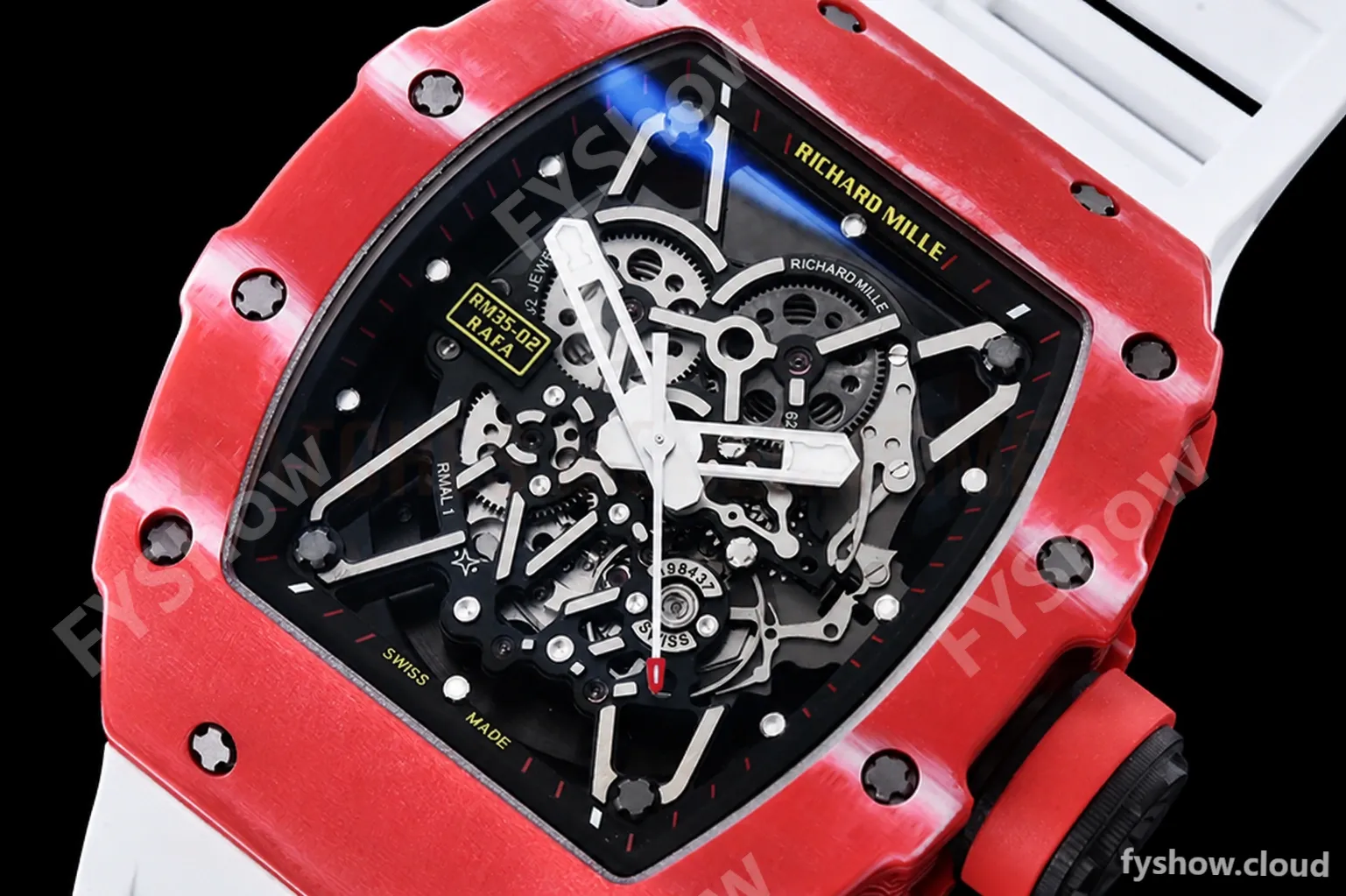 Richard Mille - RM35-02 Rafael Nadal Red/Wht FC/VRU ZF V5 Miyota Mod - Image 5