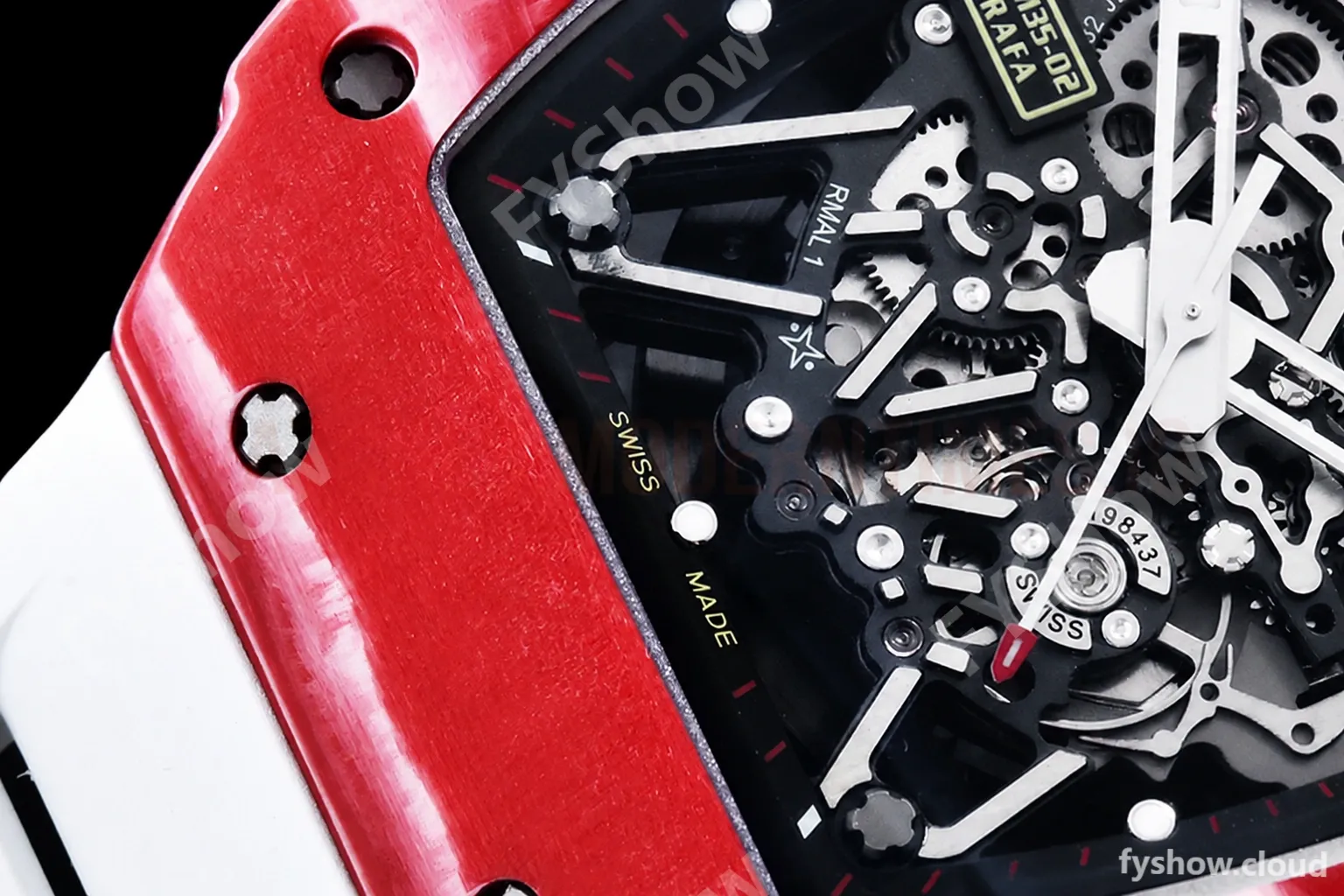 Richard Mille - RM35-02 Rafael Nadal Red/Wht FC/VRU ZF V5 Miyota Mod - Image 7