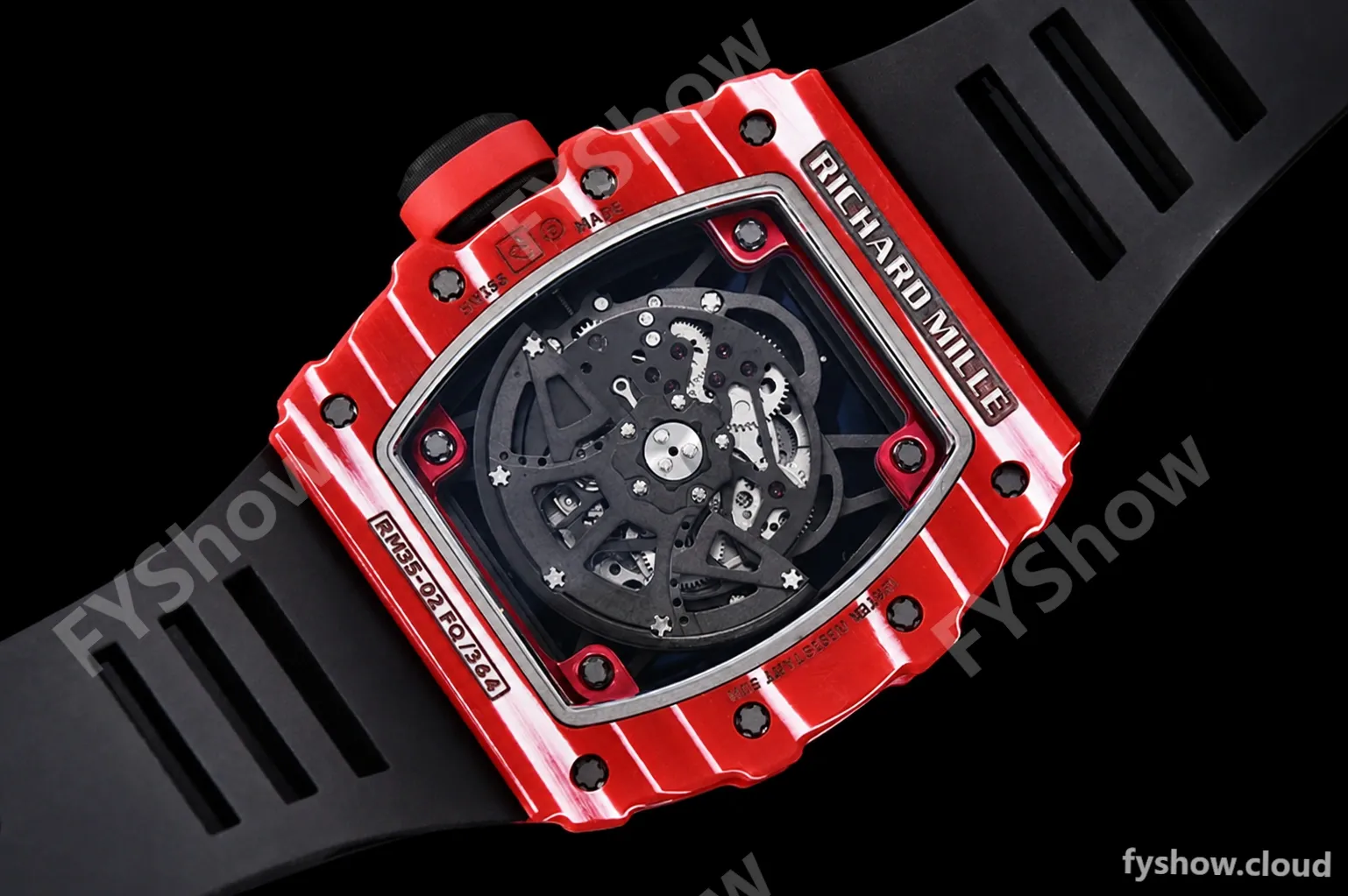 Richard Mille - RM35-02 Rafael Nadal Red/Blk FC/VRU ZF V5 Miyota Mod - Image 14