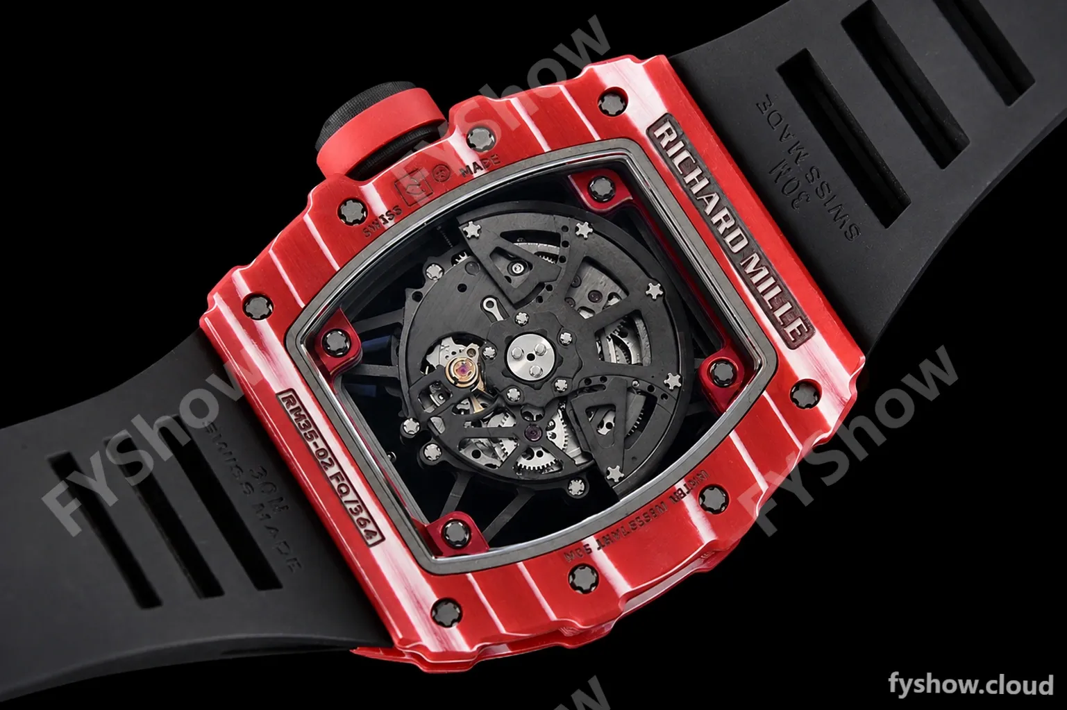 Richard Mille - RM35-02 Rafael Nadal Red/Blk FC/VRU ZF V5 Miyota Mod - Image 15