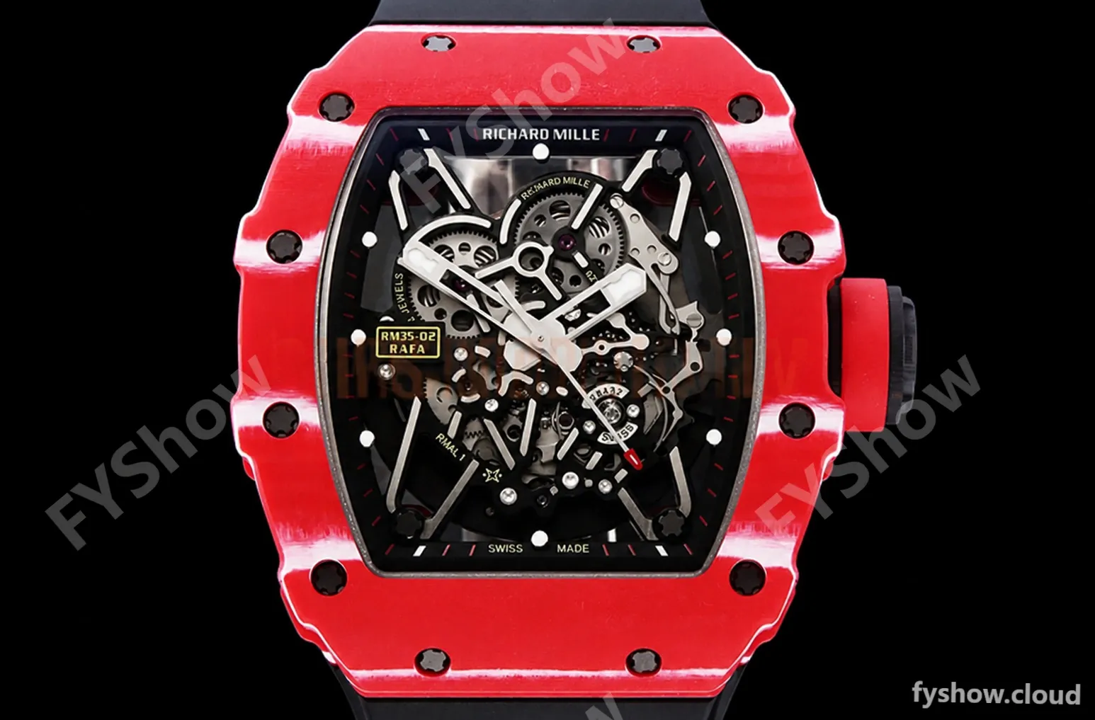 Richard Mille - RM35-02 Rafael Nadal Red/Blk FC/VRU ZF V5 Miyota Mod - Image 2
