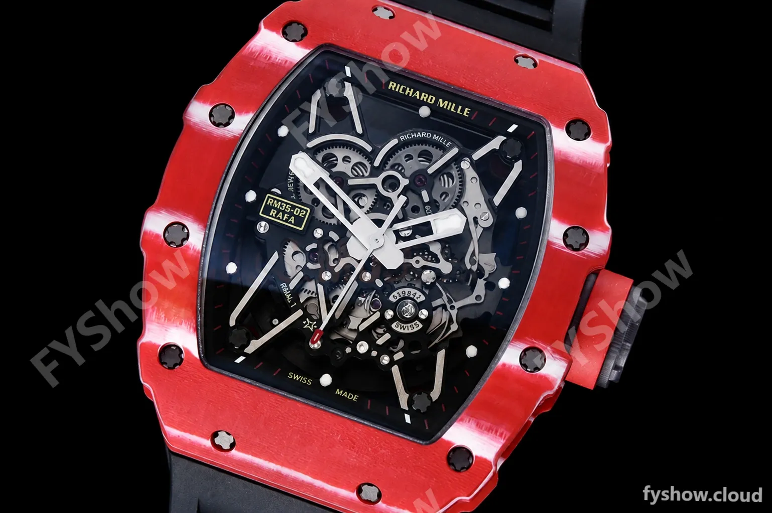 Richard Mille - RM35-02 Rafael Nadal Red/Blk FC/VRU ZF V5 Miyota Mod - Image 4
