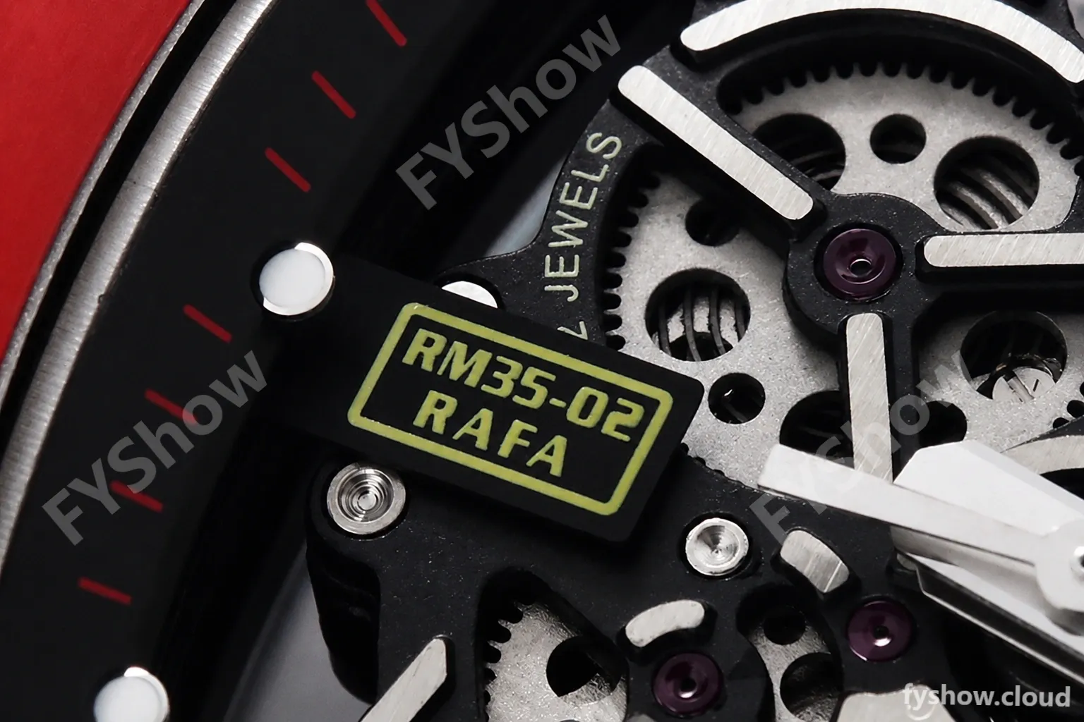 Richard Mille - RM35-02 Rafael Nadal Red/Blk FC/VRU ZF V5 Miyota Mod - Image 9
