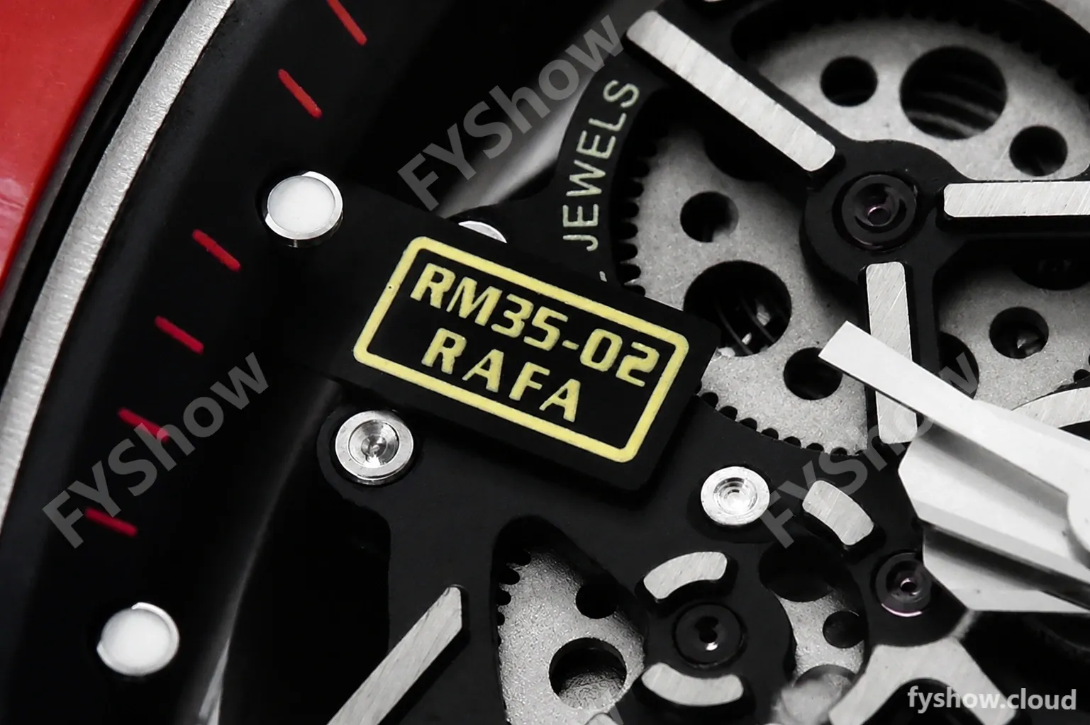 Richard Mille - RM35-02 Rafael Nadal Red/Red FC/VRU ZF V5 Miyota Mod - Image 10