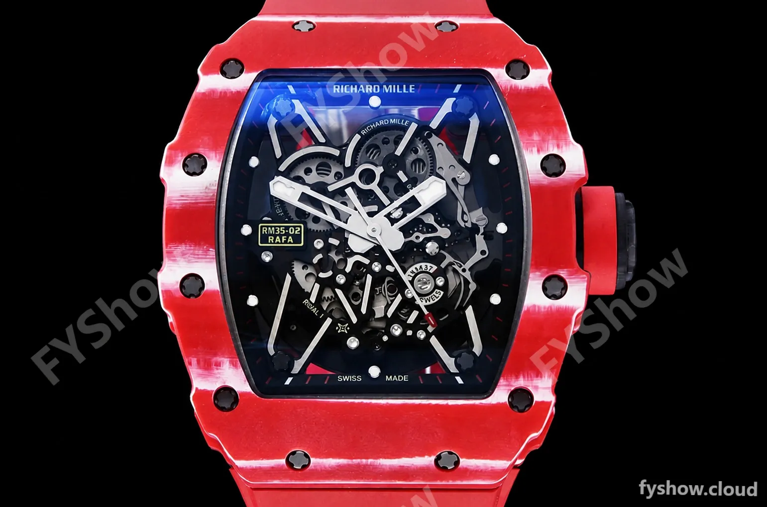 Richard Mille - RM35-02 Rafael Nadal Red/Red FC/VRU ZF V5 Miyota Mod - Image 2