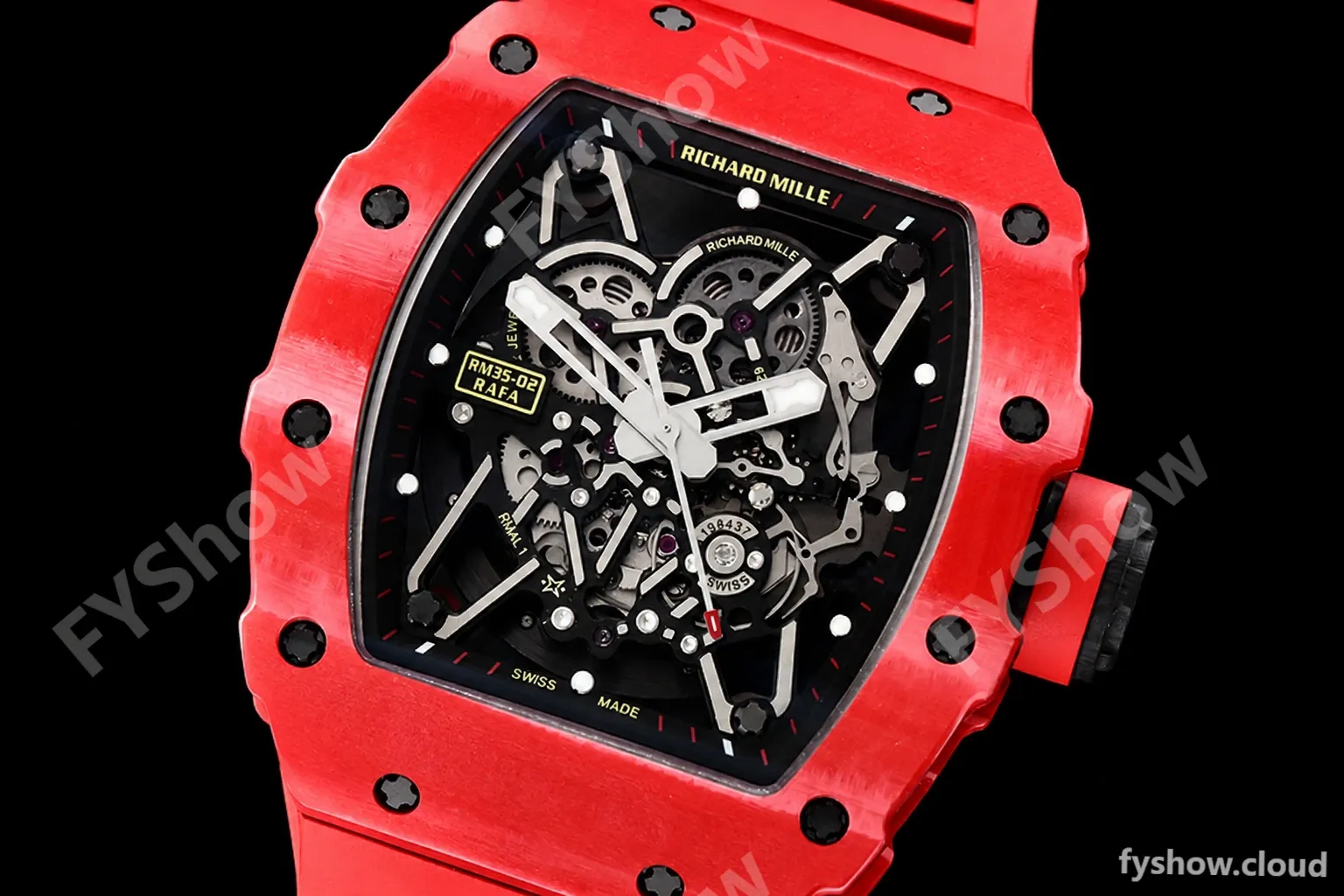 Richard Mille - RM35-02 Rafael Nadal Red/Red FC/VRU ZF V5 Miyota Mod - Image 4