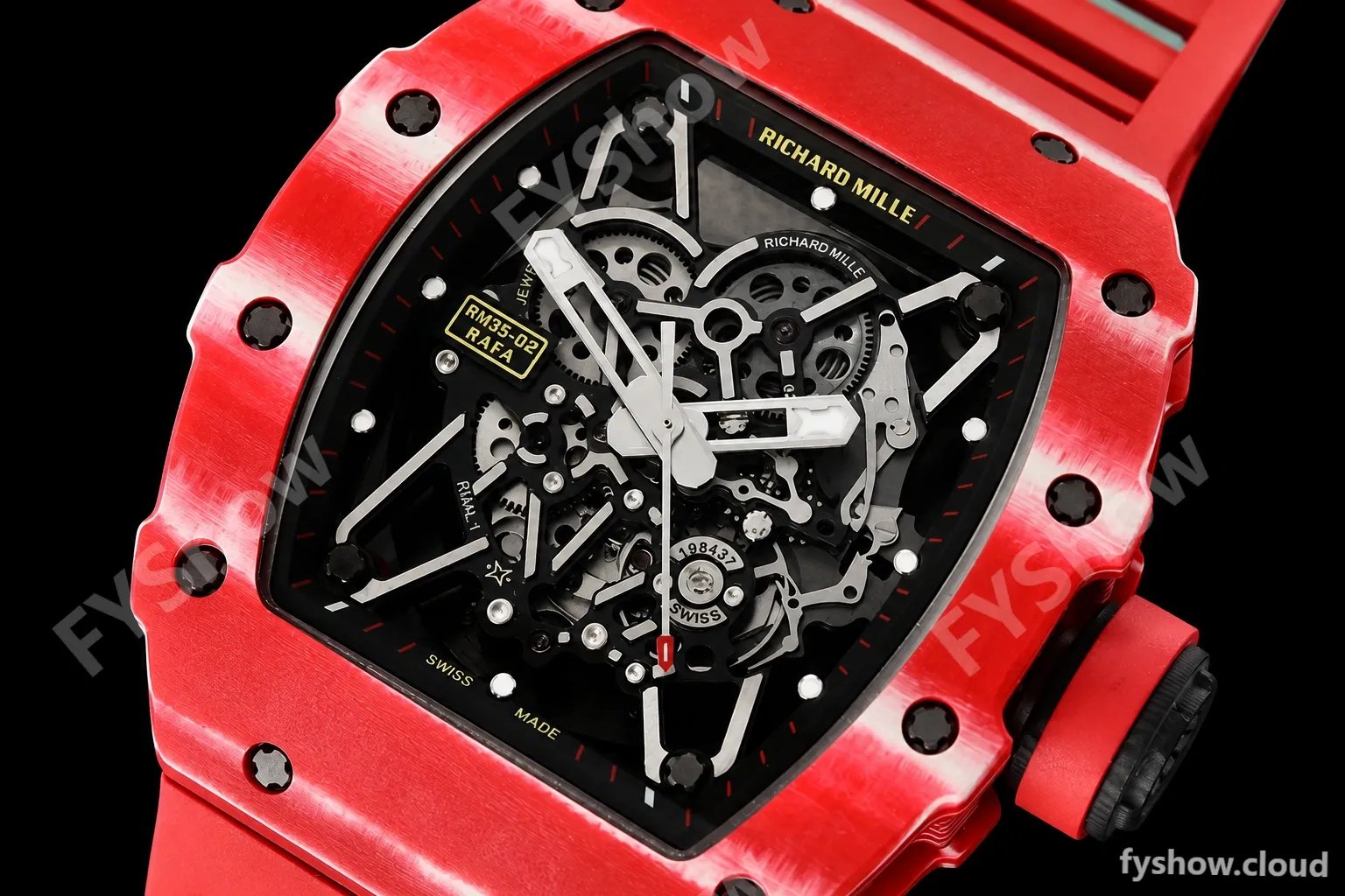 Richard Mille - RM35-02 Rafael Nadal Red/Red FC/VRU ZF V5 Miyota Mod - Image 5