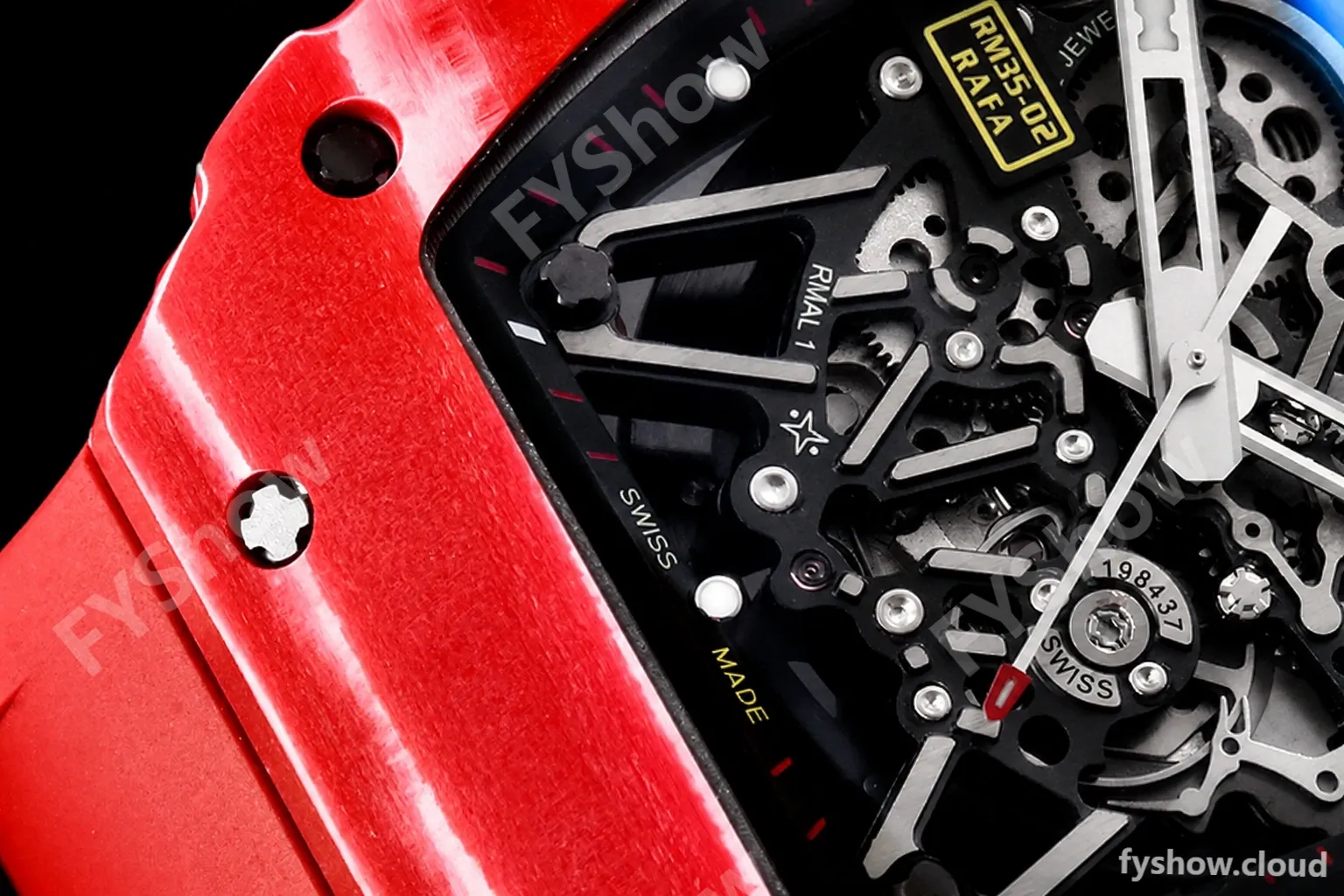 Richard Mille - RM35-02 Rafael Nadal Red/Red FC/VRU ZF V5 Miyota Mod - Image 7