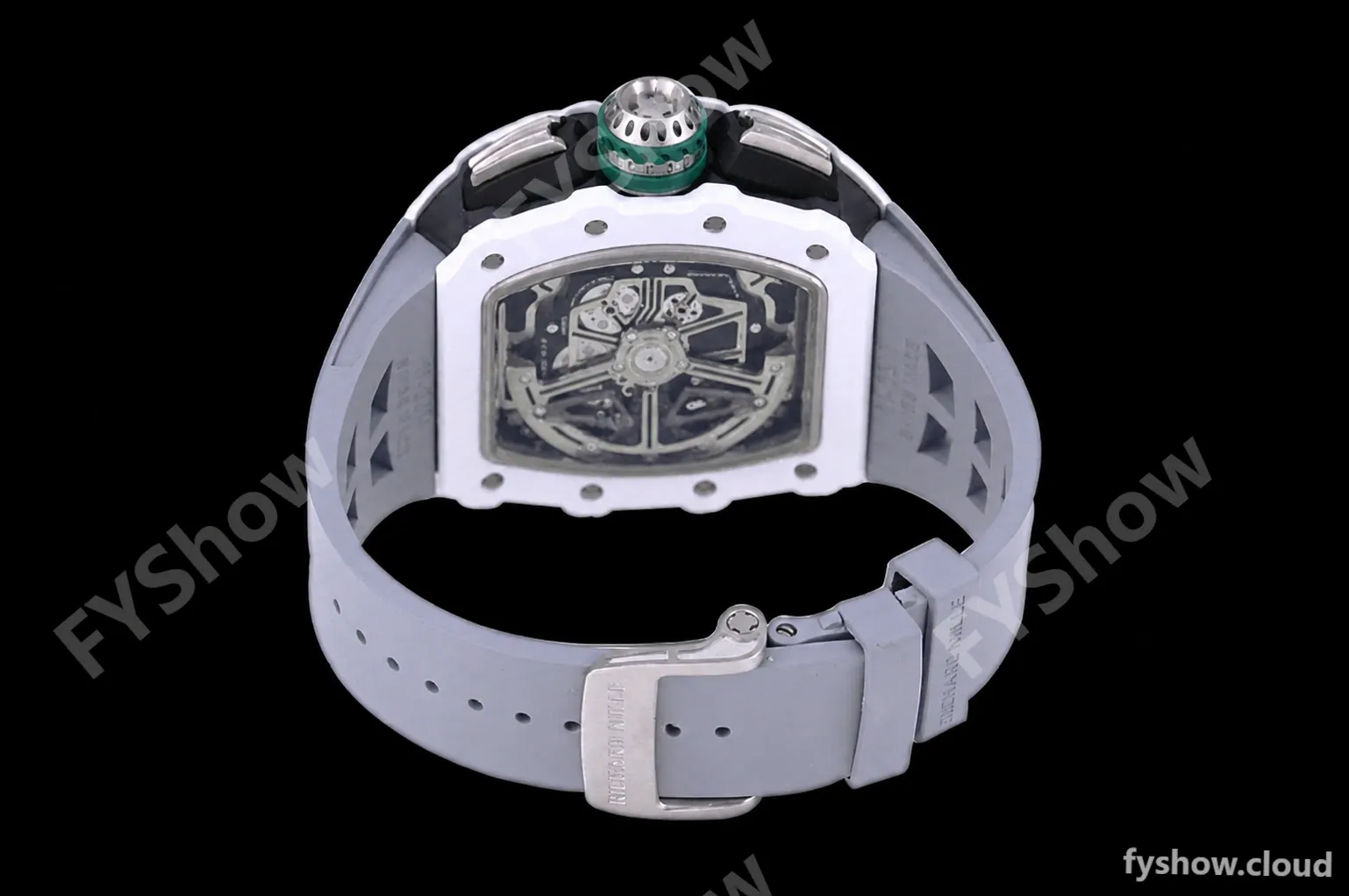 Richard Mille - RM11-03 Le Mans Classic Flyback Chrono Wht-Cer/Ru Grey/Ske KVF V5 A7750 - Image 4