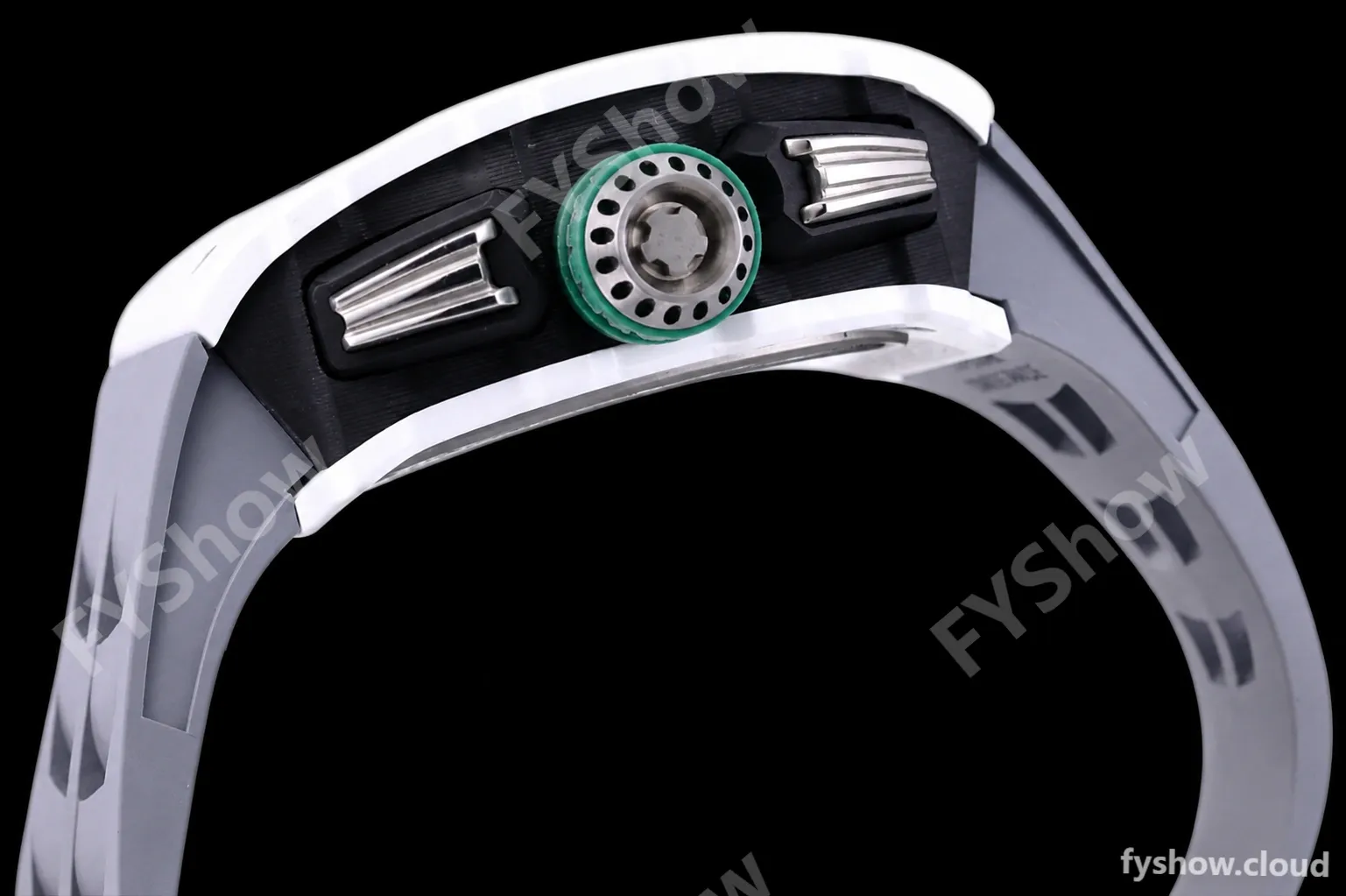 Richard Mille - RM11-03 Le Mans Classic Flyback Chrono Wht-Cer/Ru Grey/Ske KVF V5 A7750 - Image 5