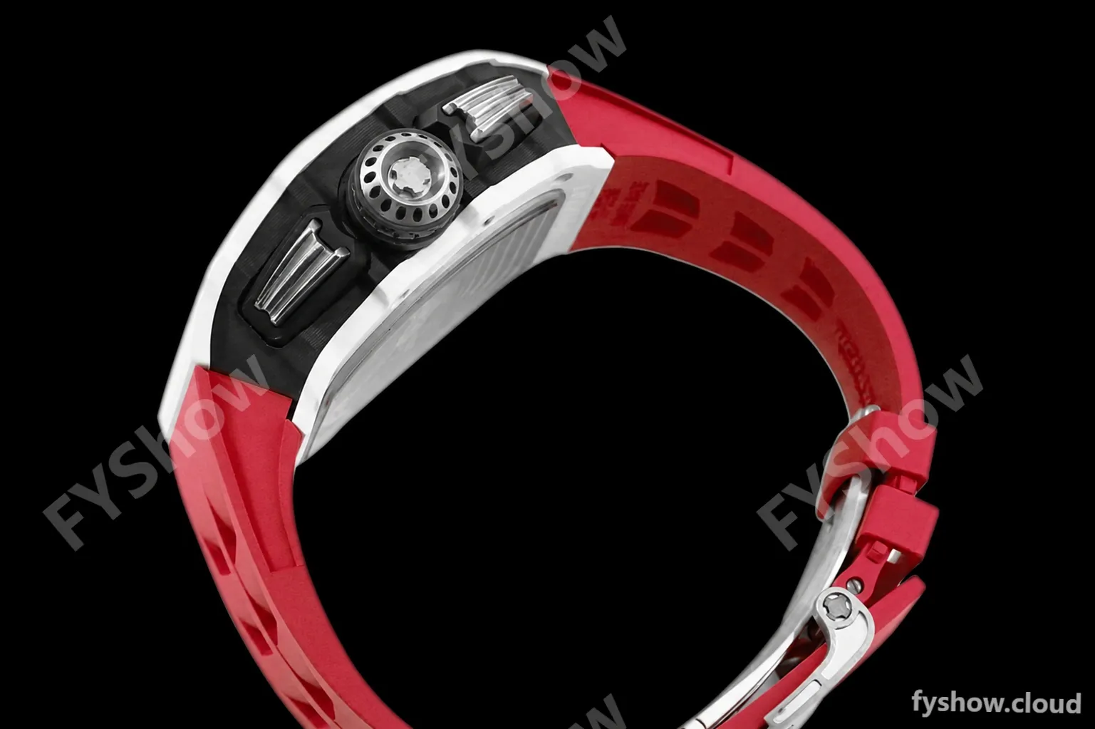 Richard Mille - RM11-03 Le Mans Classic Flyback Chrono Wht-Cer/Ru Red/Ske KVF V5 A7750 - Image 5