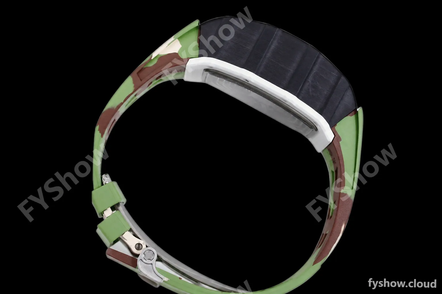 Richard Mille - RM11-03 Le Mans Classic Flyback Chrono Wht-Cer/Ru Camou/Ske KVF V5 A7750 - Image 2
