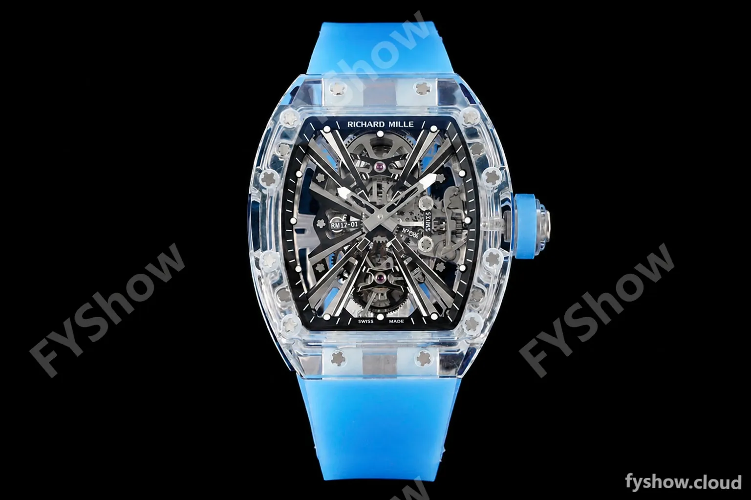 Richard Mille - RM012-01 Tourbillon Sapphire FC/RU Blue Skeleton RMF Tourb