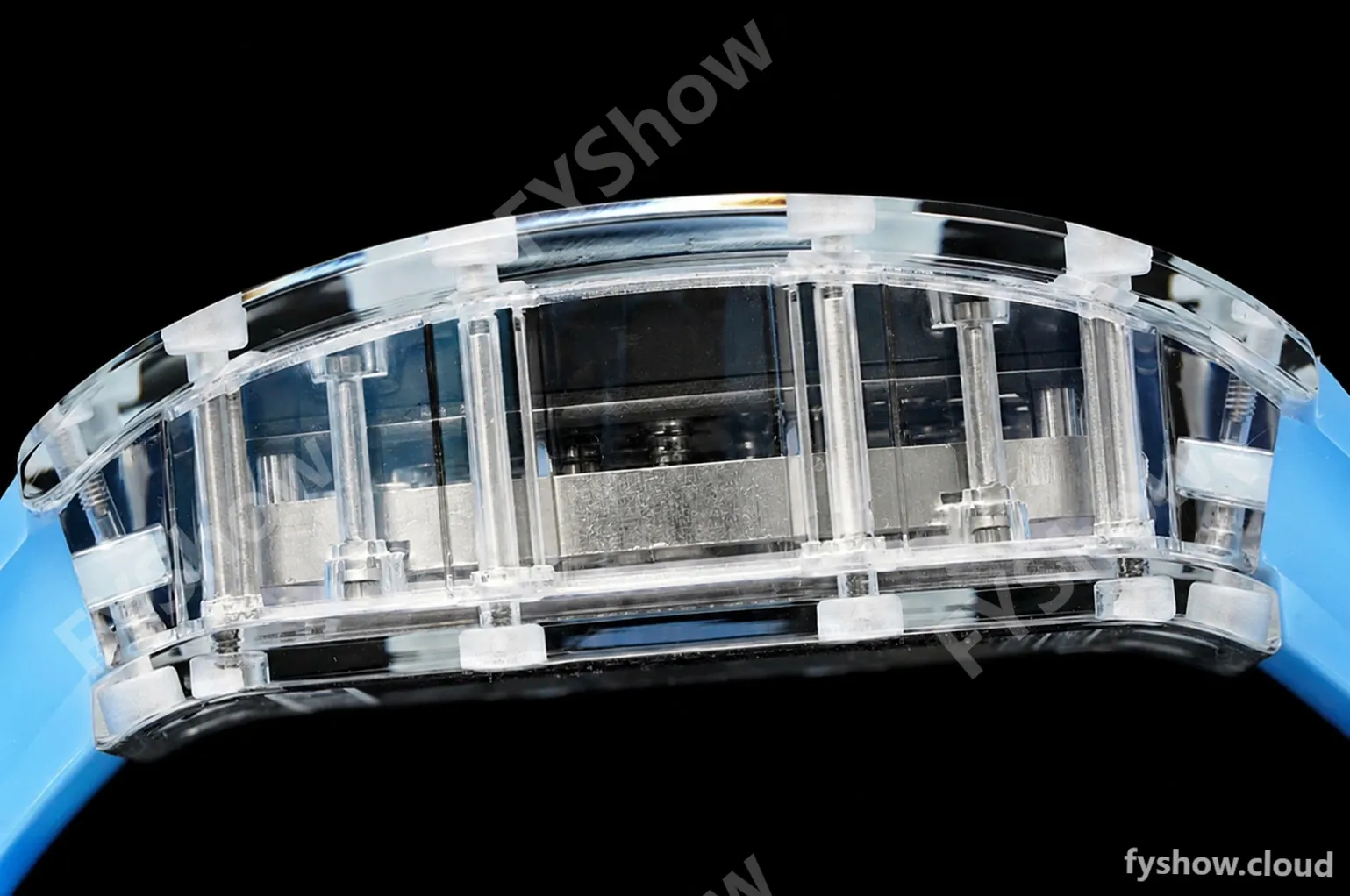 Richard Mille - RM012-01 Tourbillon Sapphire FC/RU Blue Skeleton RMF Tourb - Image 4
