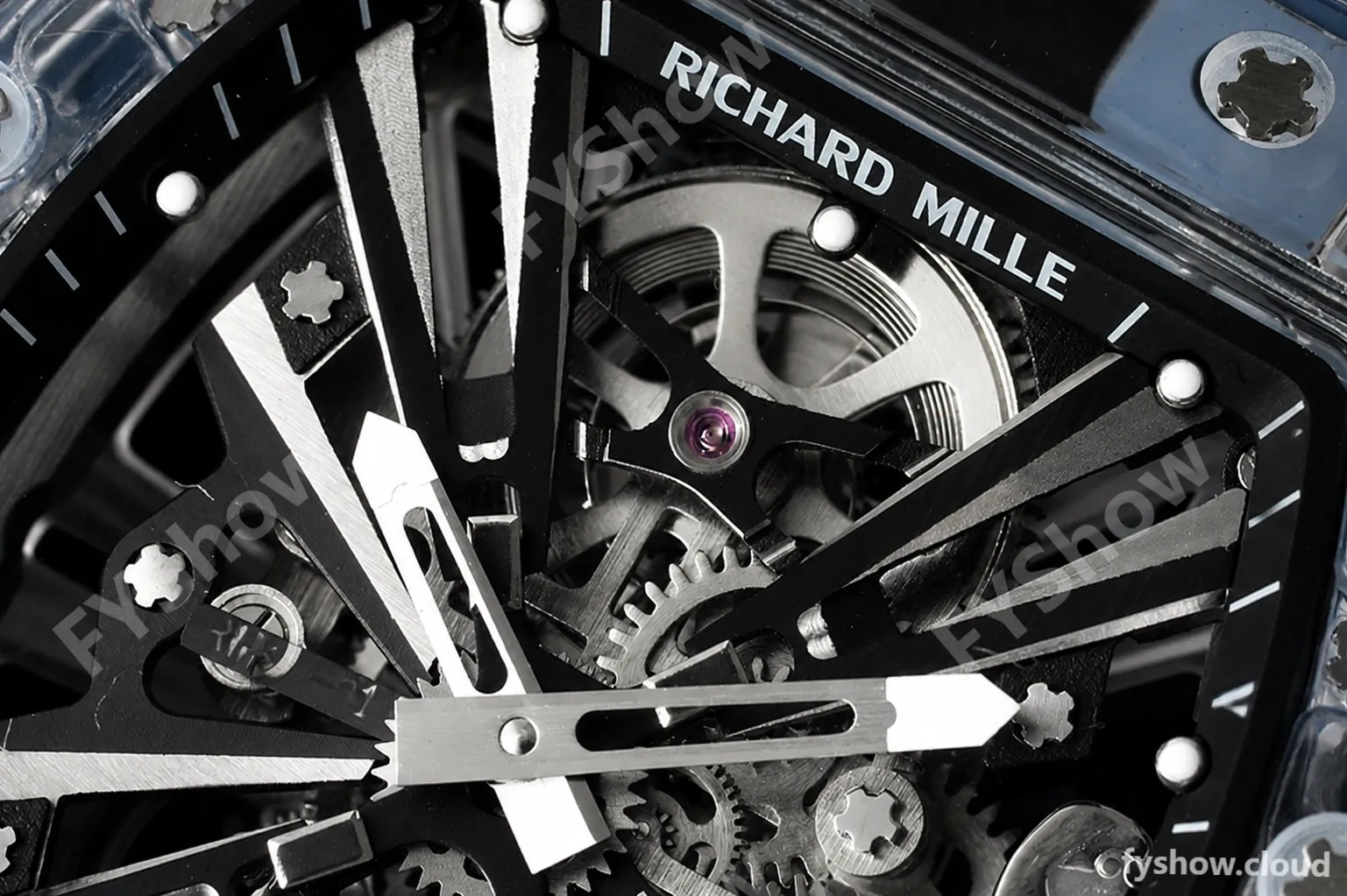 Richard Mille - RM012-01 Tourbillon Sapphire FC/RU Blue Skeleton RMF Tourb - Image 5