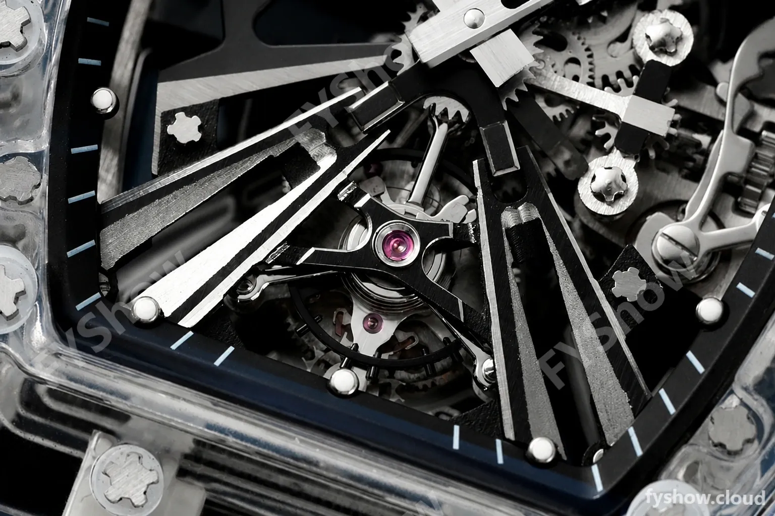 Richard Mille - RM012-01 Tourbillon Sapphire FC/RU Blue Skeleton RMF Tourb - Image 6
