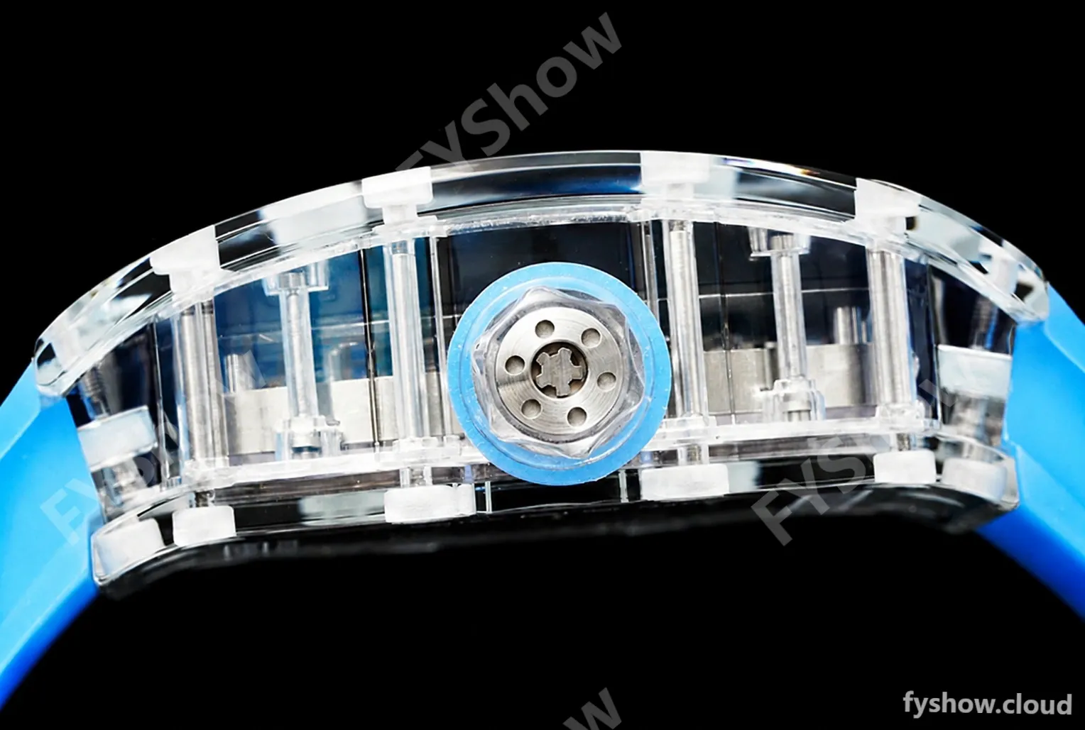 Richard Mille - RM012-01 Tourbillon Sapphire FC/RU Blue Skeleton RMF Tourb - Image 9