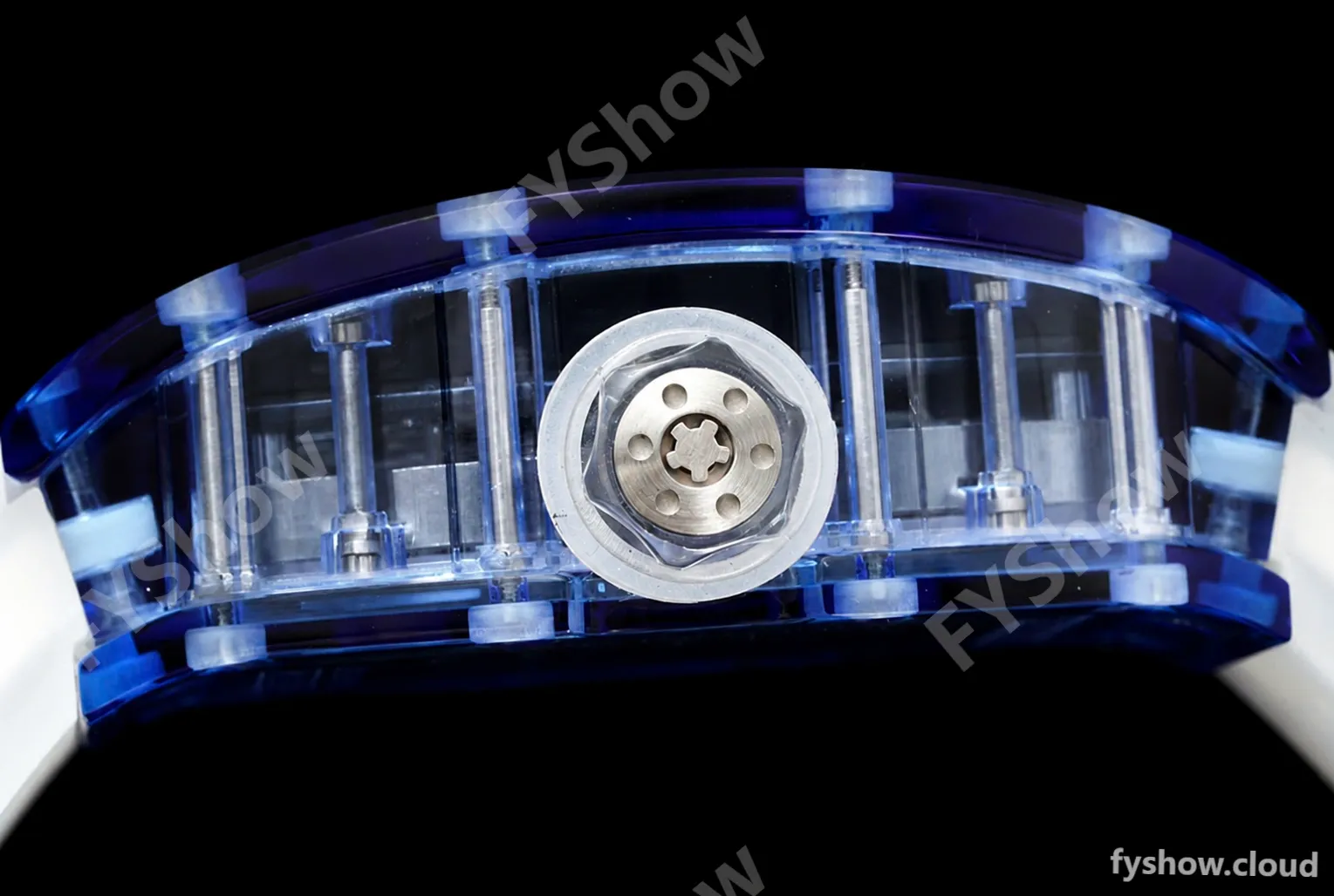 Richard Mille - RM012-01 Tourbillon Blue Sapphire FC/RU Transparent Skeleton RMF Tourb - Image 4