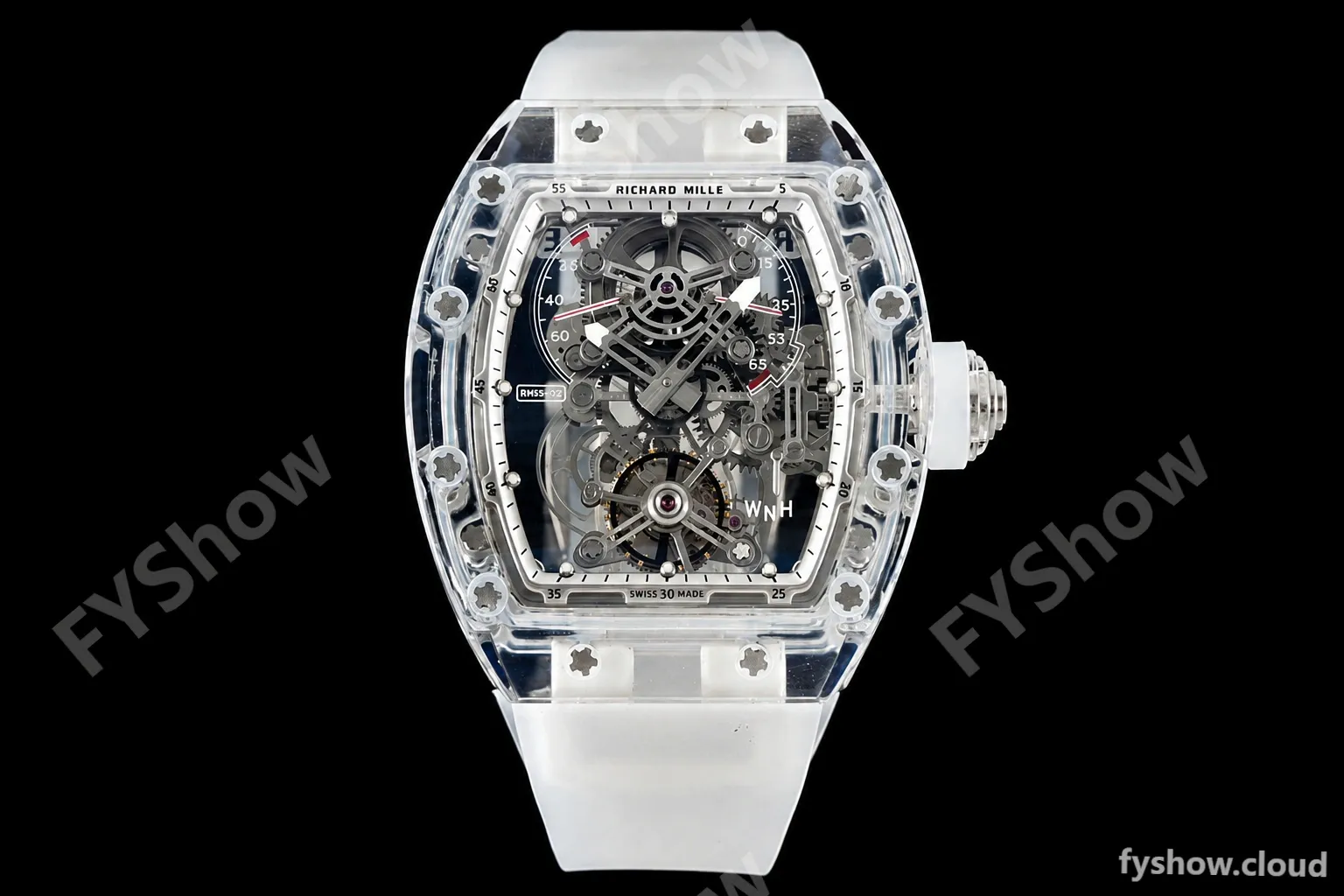 Richard Mille - RM056-01 Tourbillon Sapphire RU Transparent Skeleton RMF Tourb
