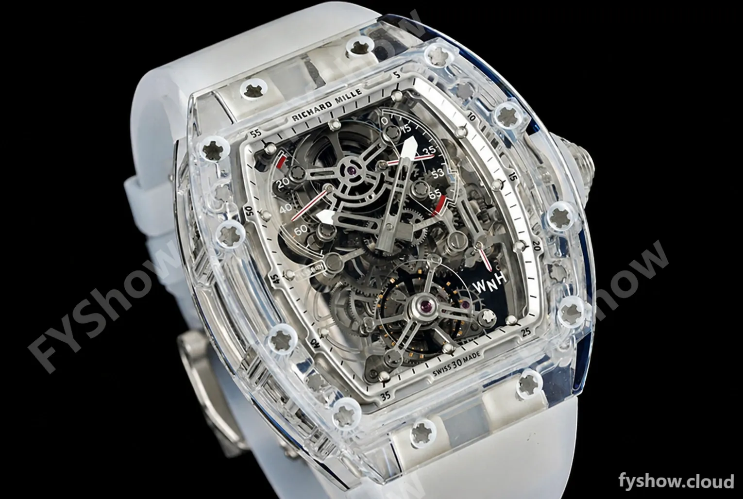 Richard Mille - RM056-01 Tourbillon Sapphire RU Transparent Skeleton RMF Tourb - Image 3