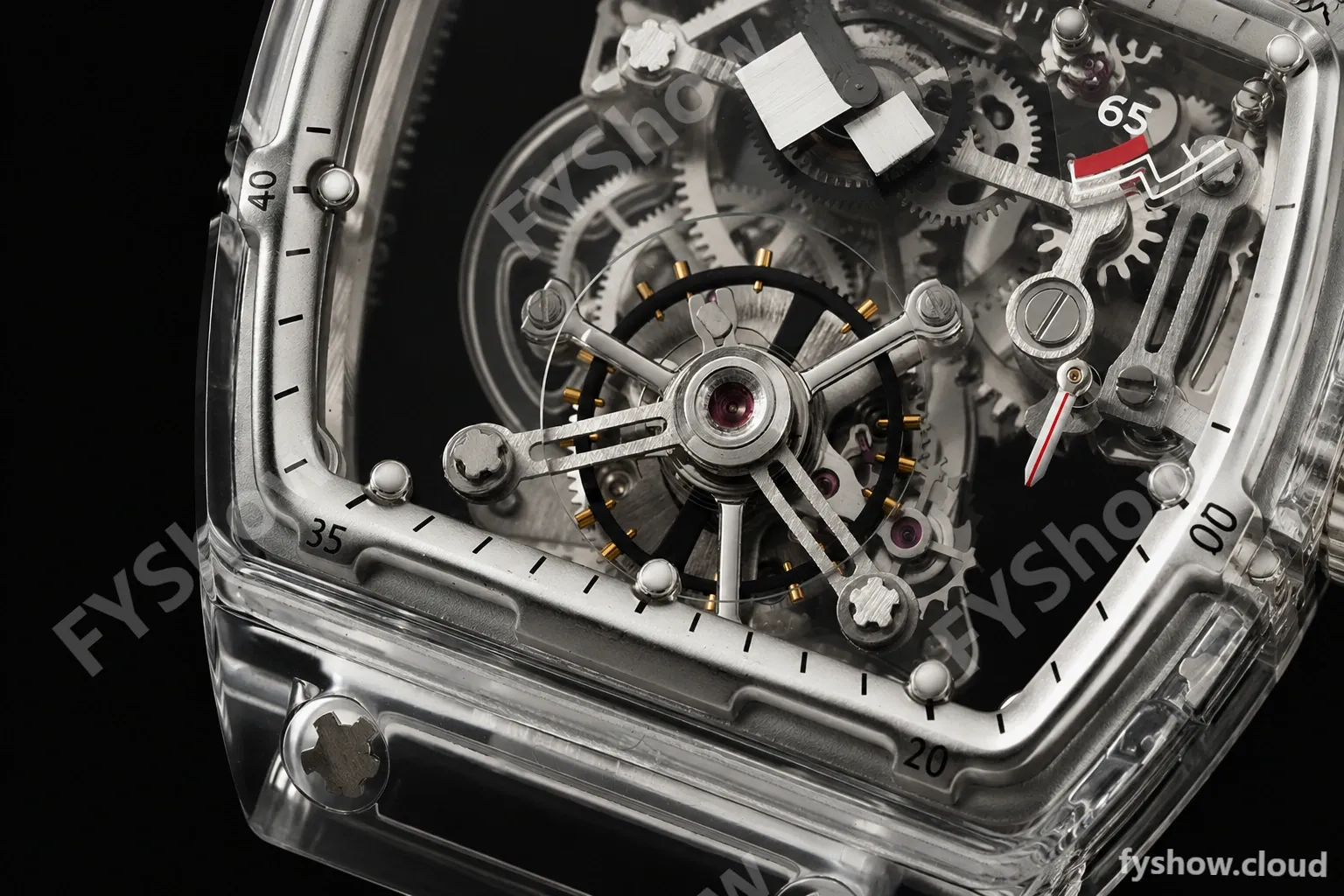 Richard Mille - RM056-01 Tourbillon Sapphire RU Transparent Skeleton RMF Tourb - Image 7
