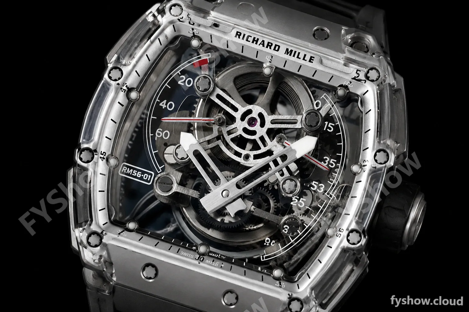 Richard Mille - RM056-01 Tourbillon Sapphire RU Transparent Skeleton RMF Tourb - Image 8