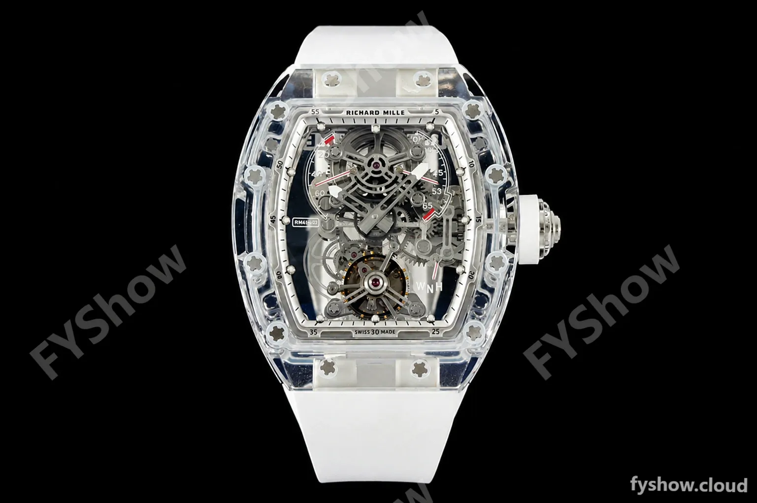 Richard Mille - RM056-01 Tourbillon Sapphire RU Transparent White Skeleton RMF Tourb
