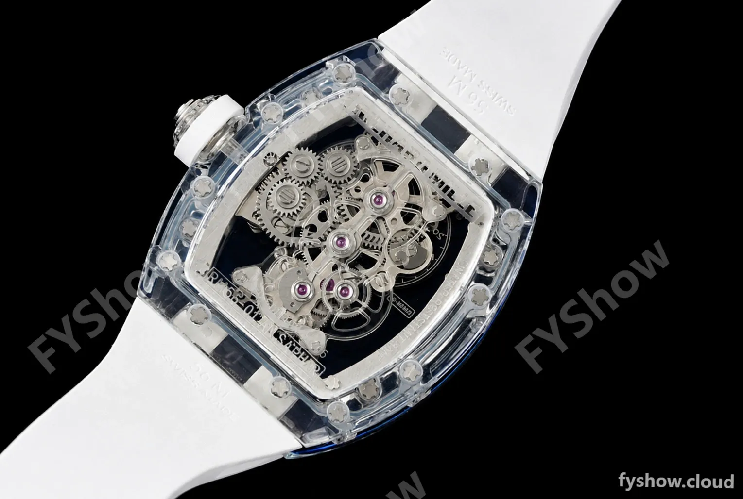 Richard Mille - RM056-01 Tourbillon Sapphire RU Transparent White Skeleton RMF Tourb - Image 8