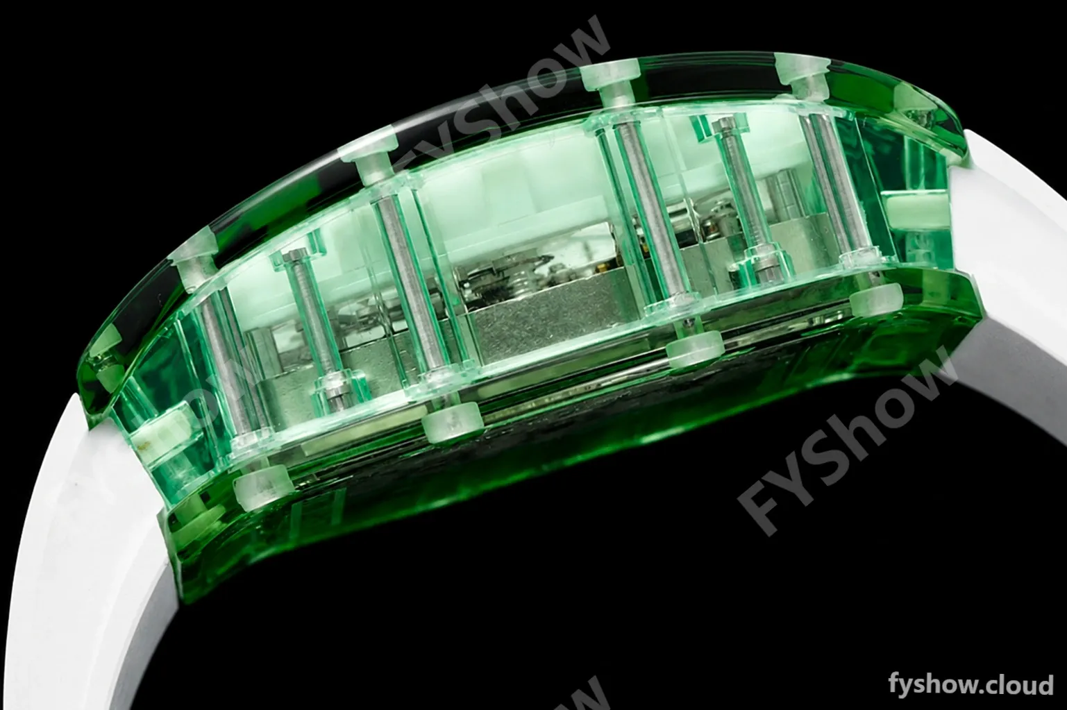 Richard Mille - RM056-01 Tourbillon Sapphire RU Transparent Green Skeleton RMF Tourb - Image 2