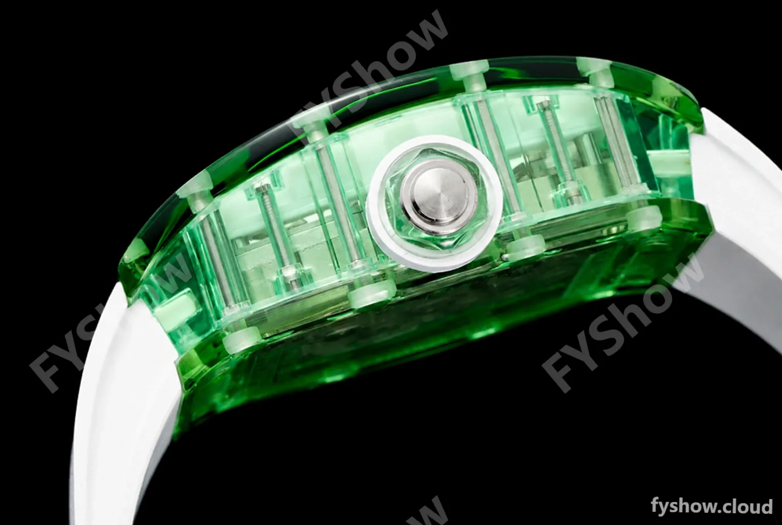 Richard Mille - RM056-01 Tourbillon Sapphire RU Transparent Green Skeleton RMF Tourb - Image 9