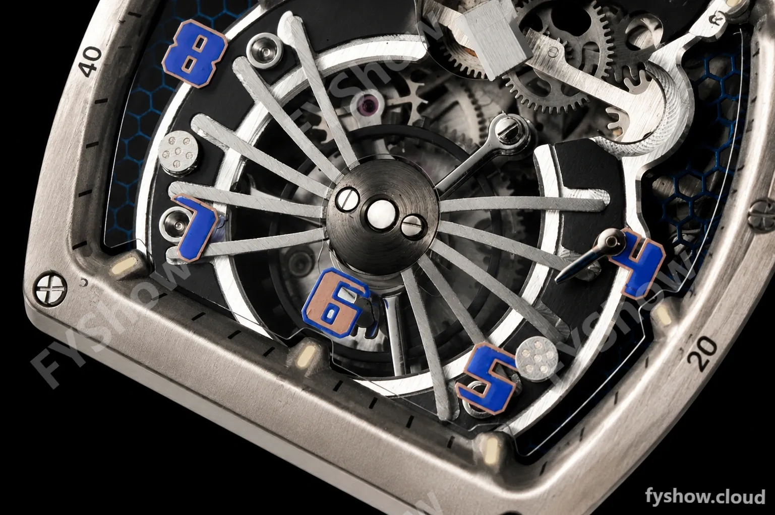 Richard Mille - RM021-01 Tourbillon CF/RU Black Skeleton RMF Tourb - Image 3