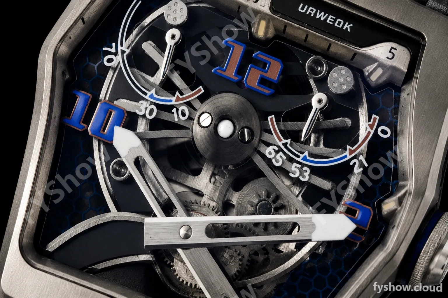 Richard Mille - RM021-01 Tourbillon CF/RU Black Skeleton RMF Tourb - Image 7