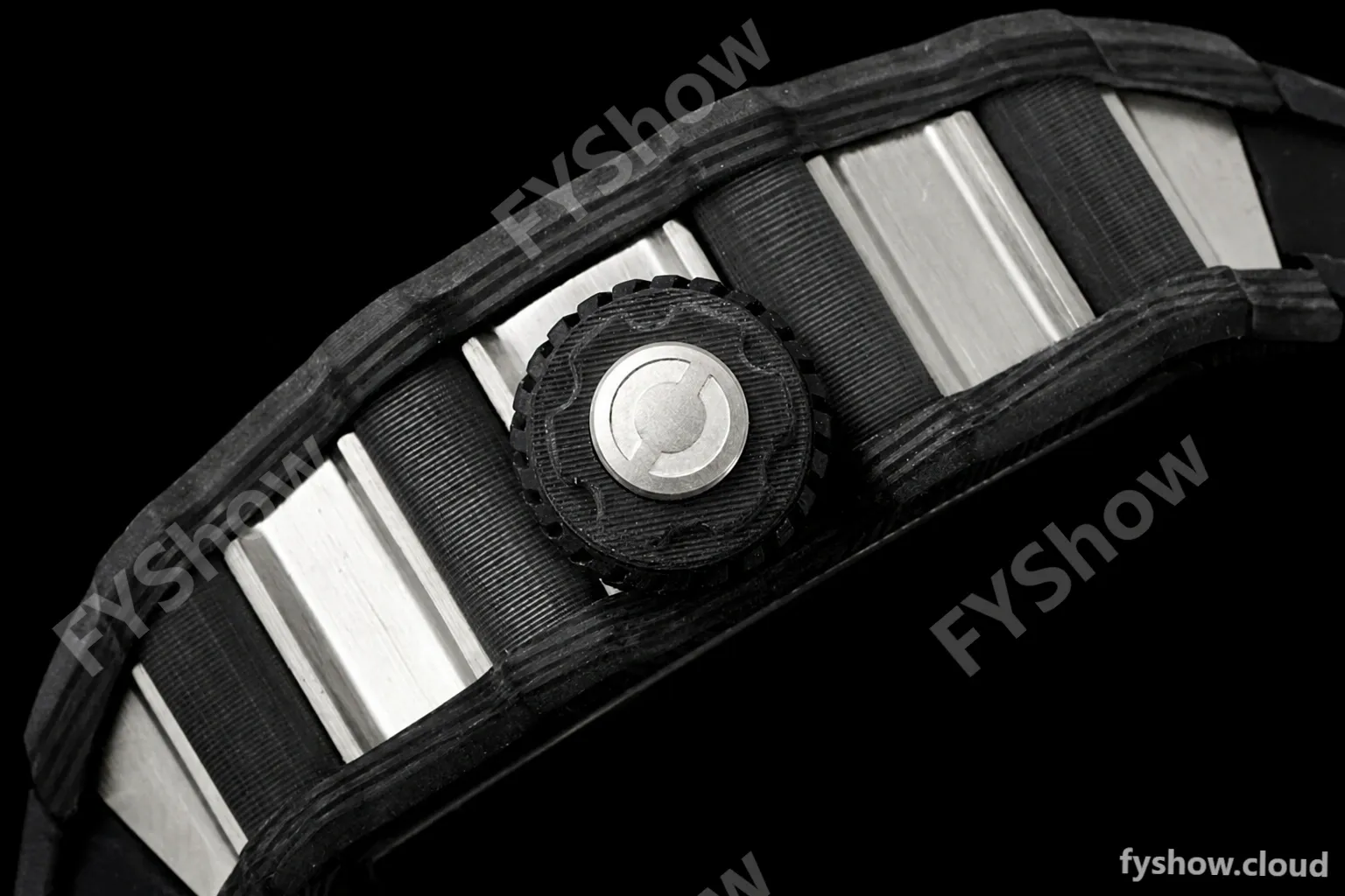 Richard Mille - RM021-01 Tourbillon CF/RU Black Skeleton RMF Tourb - Image 9