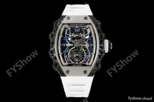 Richard Mille - RM021-01 Tourbillon CF/RU/Wht Black Skeleton RMF Tourb