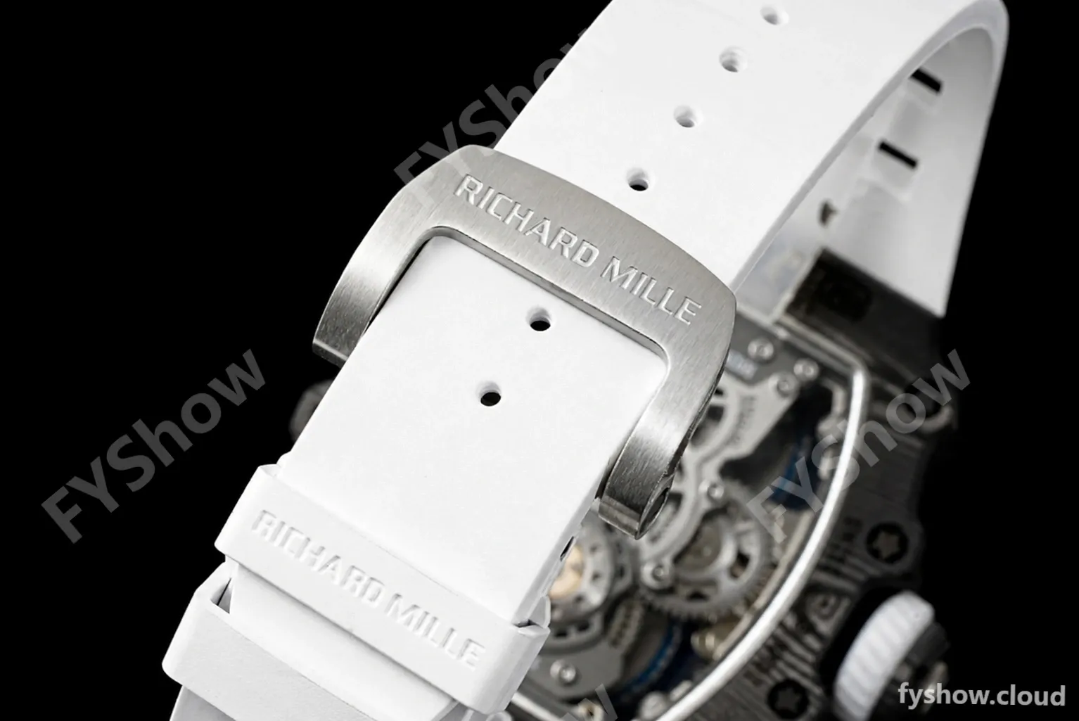 Richard Mille - RM021-01 Tourbillon CF/RU/Wht Black Skeleton RMF Tourb - Image 9