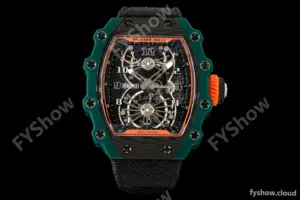 Richard Mille - RM021-02 Tourbillon CF/NY Green Black Skeleton RMF Tourb