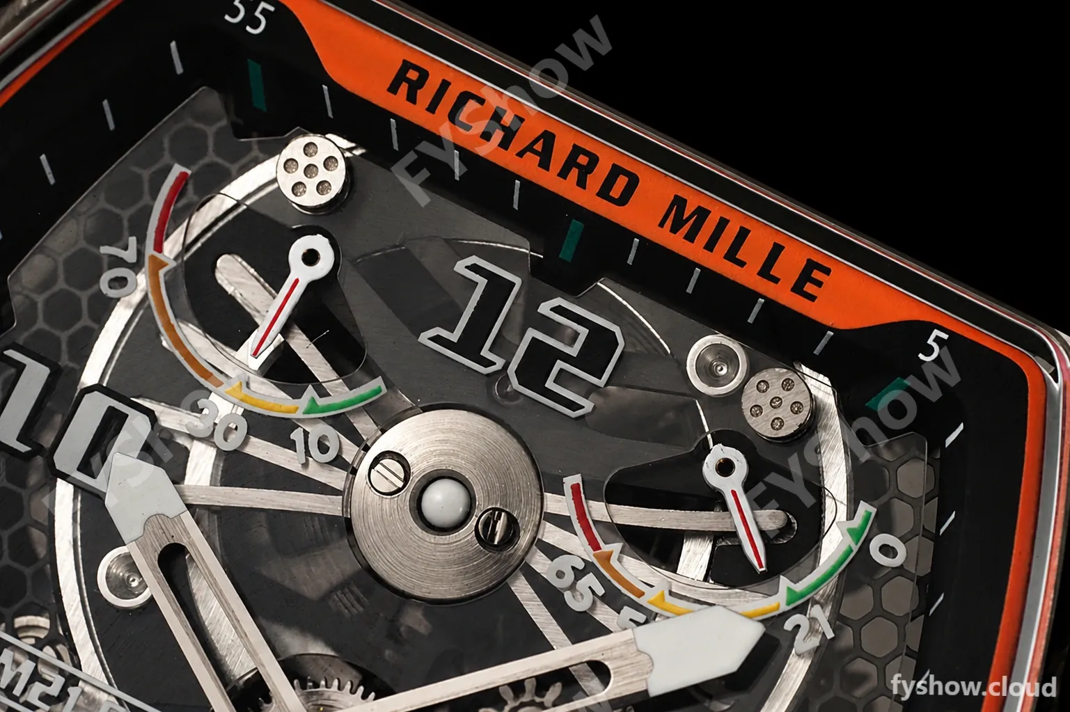 Richard Mille - RM021-02 Tourbillon CF/NY Green Black Skeleton RMF Tourb - Image 4