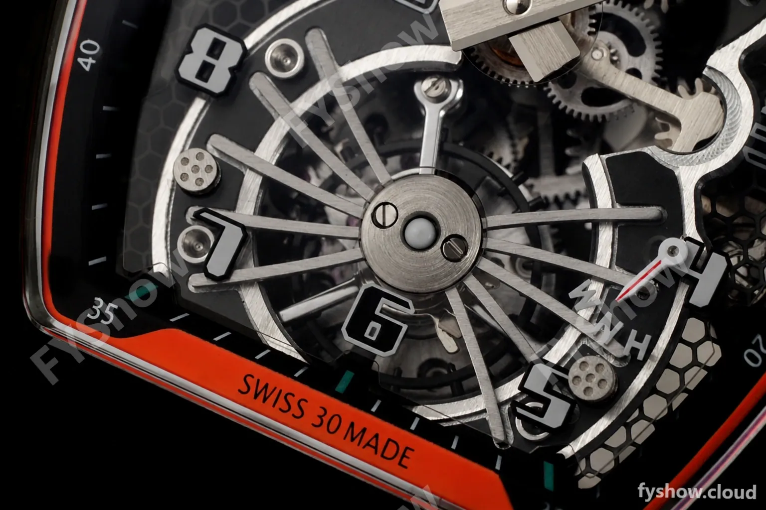 Richard Mille - RM021-02 Tourbillon CF/NY Green Black Skeleton RMF Tourb - Image 6