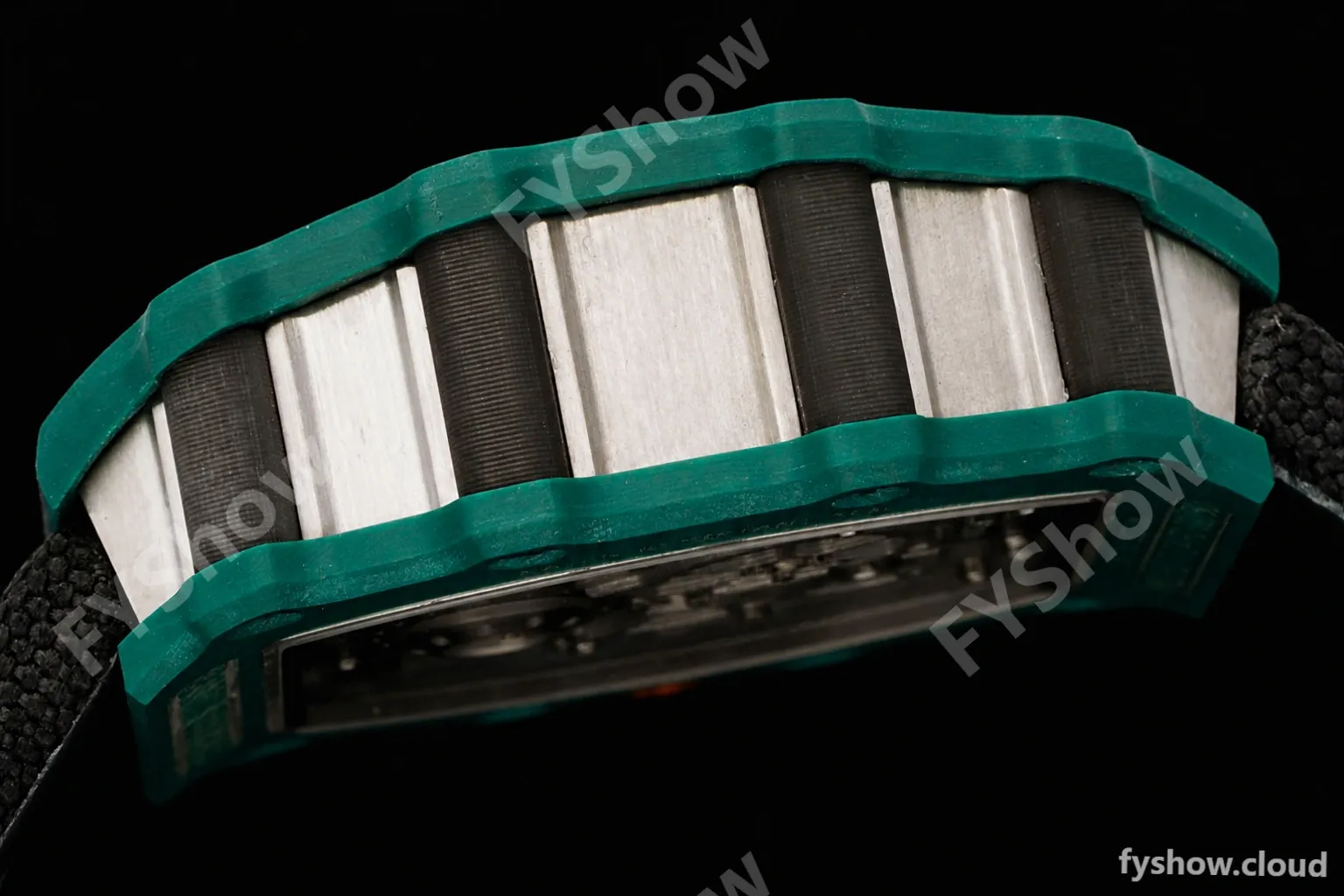 Richard Mille - RM021-02 Tourbillon CF/NY Green Black Skeleton RMF Tourb - Image 7