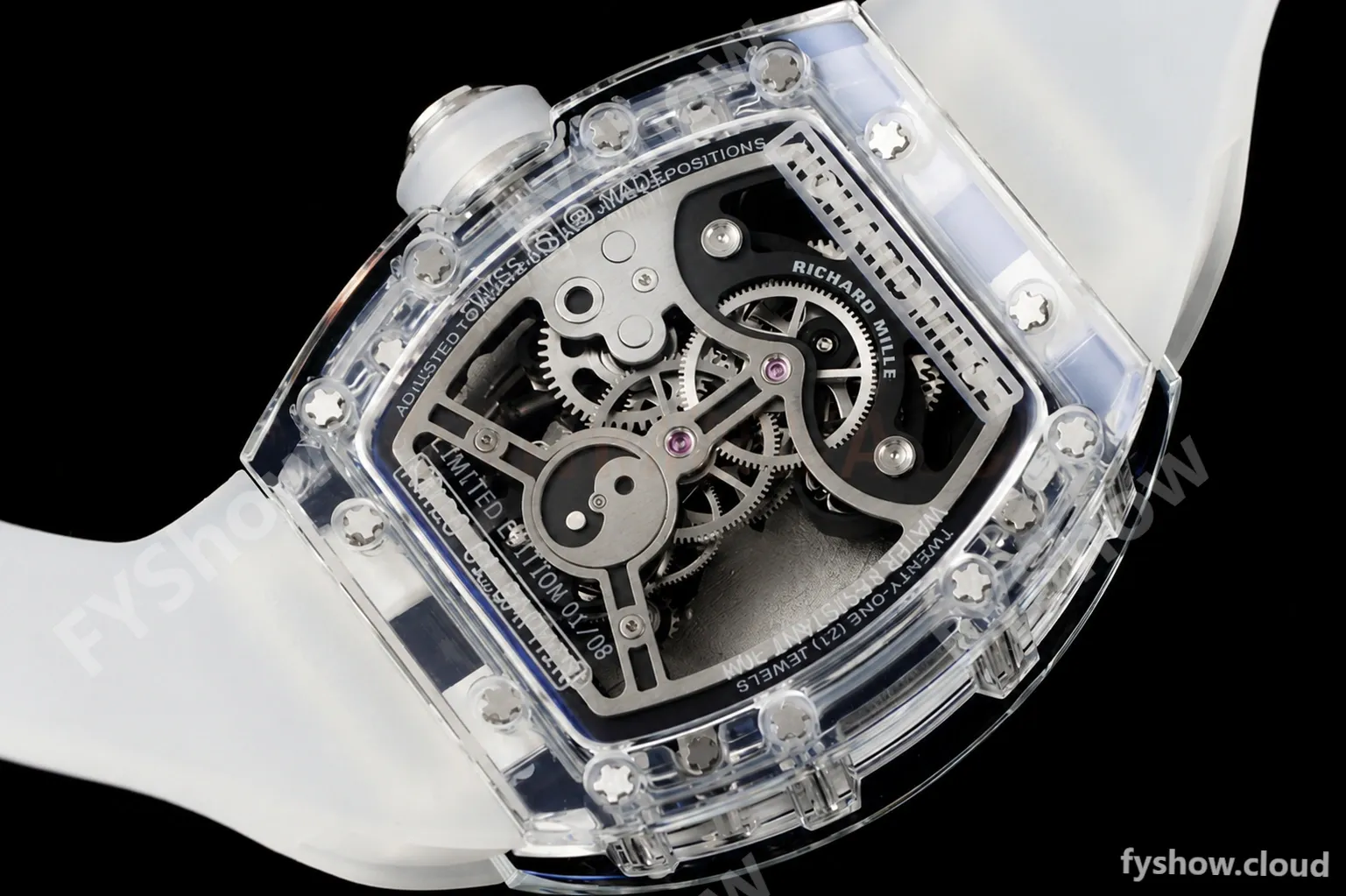 Richard Mille - RM026-01 Tourbillon Crystal Transparent Skeleton RMF Tourb - Image 8